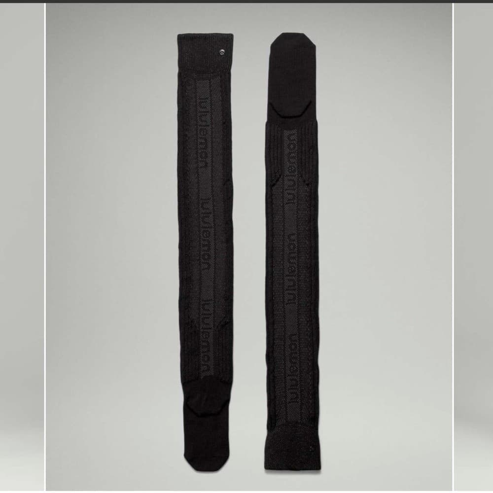 Lululemon Find Your Balance Knee High Sock black leg warmer nwt Small/Medium NWT 2