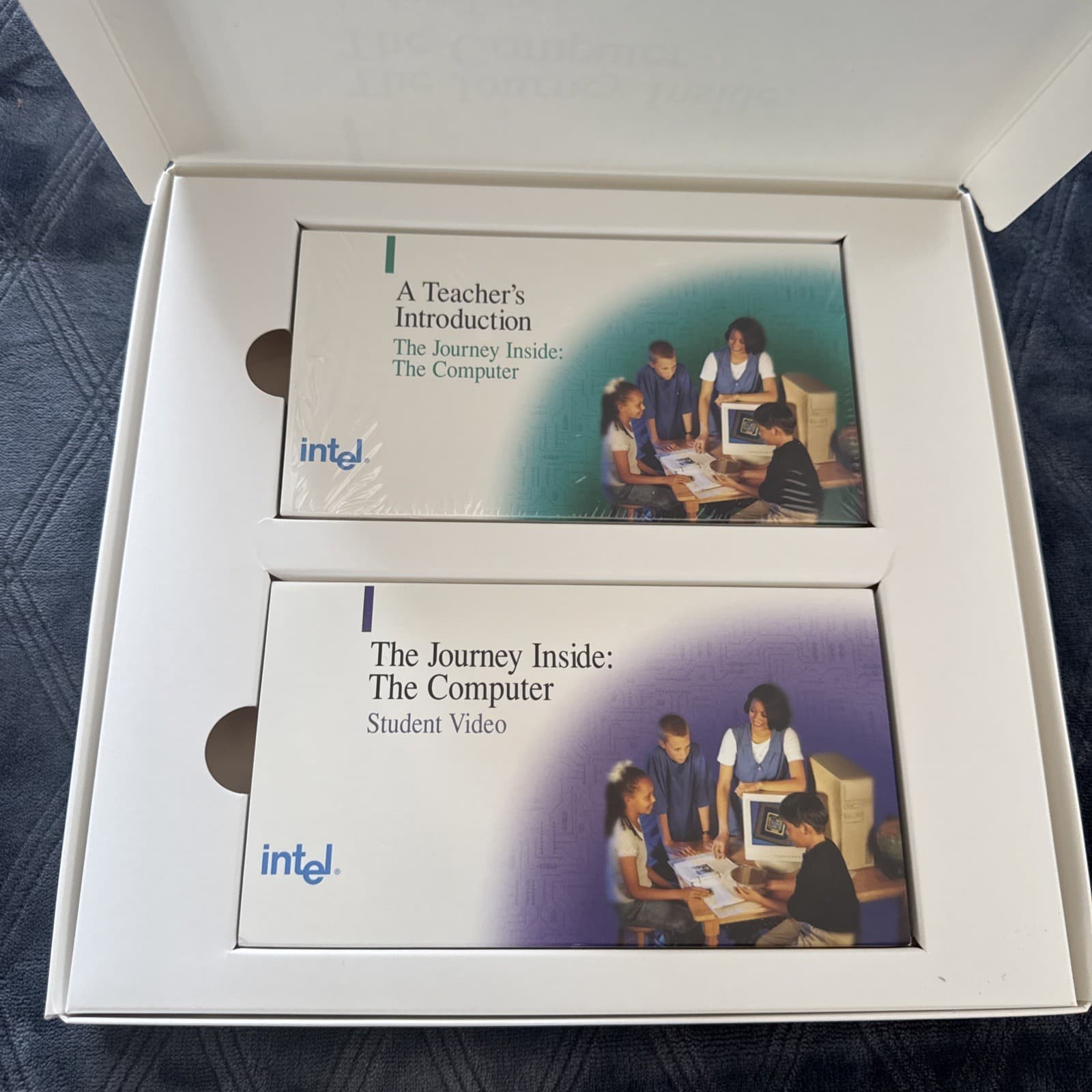 Intel Journey Inside: The Computer Chip Kit  w/ Uncut Silicon Wafer 1990’s 5