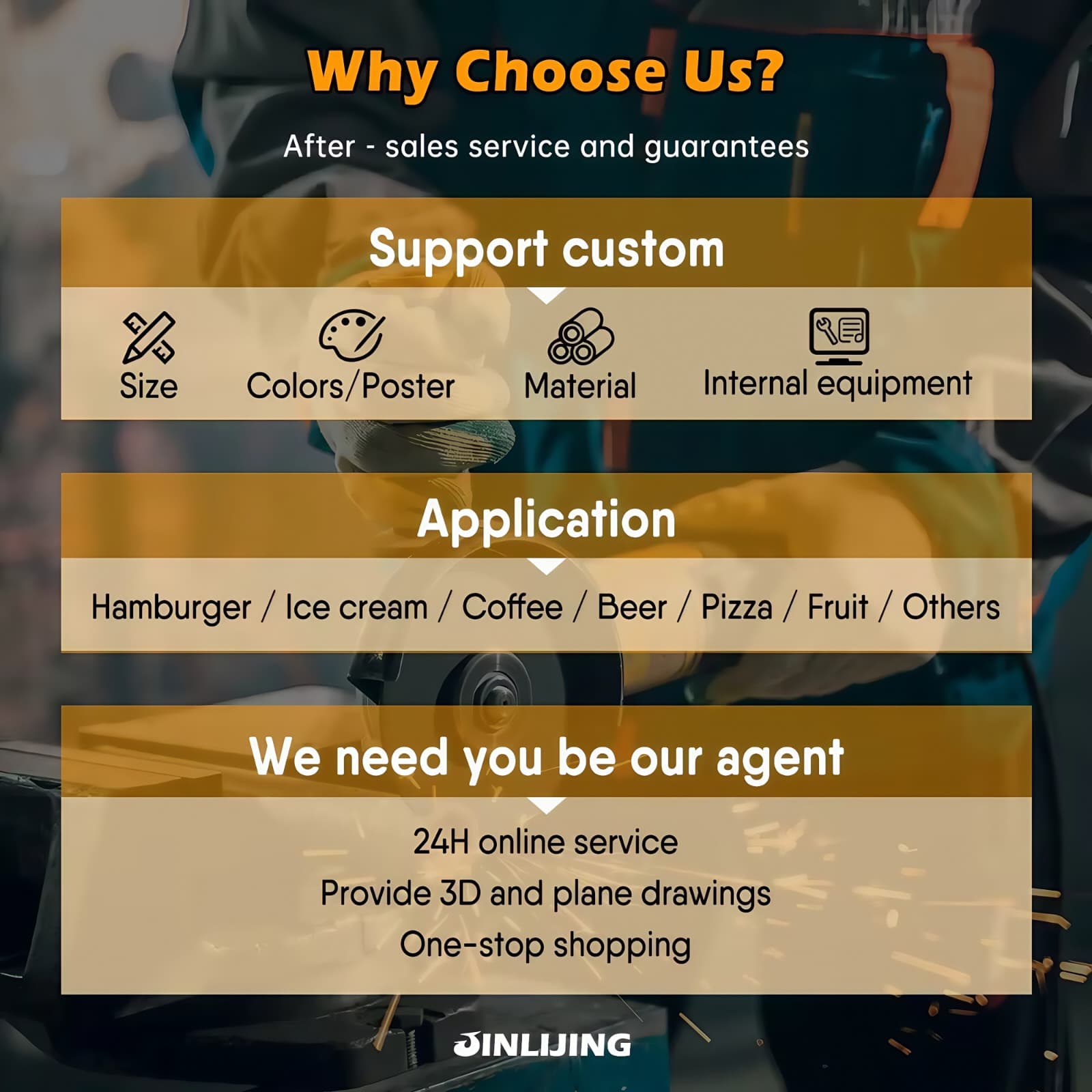 Food Trailer for Sale, Fully Equipped Mobile Food Truck with Kitchen and Refrige 6