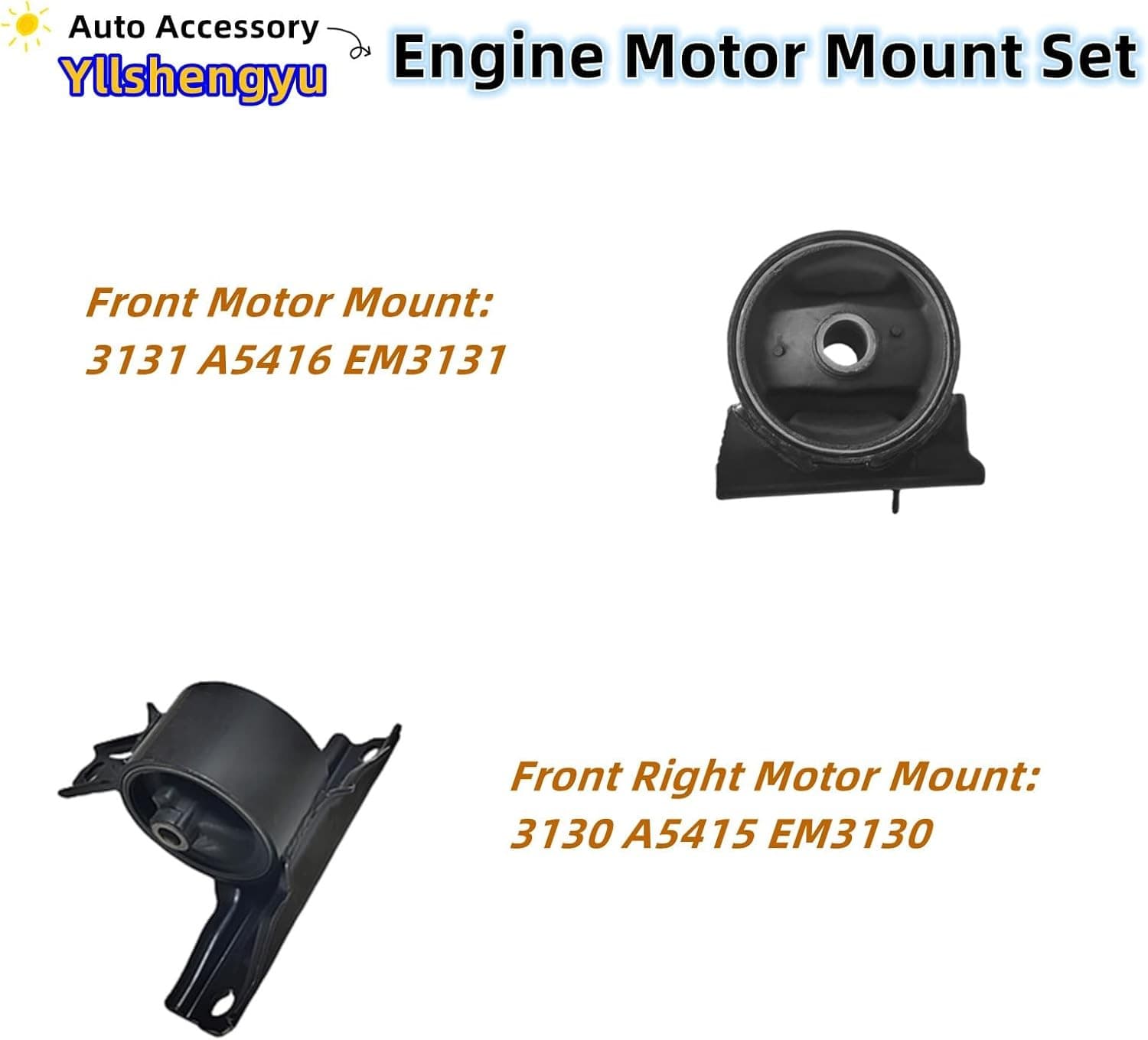 Engine Motor Mount Set Compatible with Jeep Jeep Compass Patriot 2007-2017 4