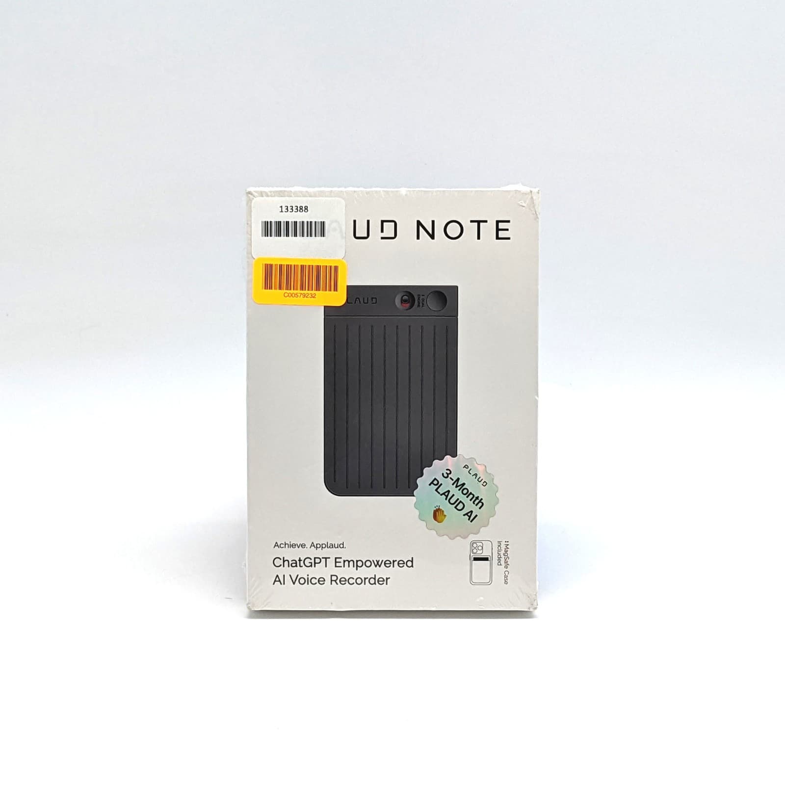 Plaud Note ChatGPT Empowered AI Voice Recorder with Magnetic Case Black