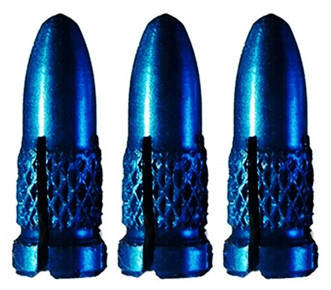 5 Sets Winmau Pro Aluminum Blue Bullet Flight Protectors - Ships w/ Tracking