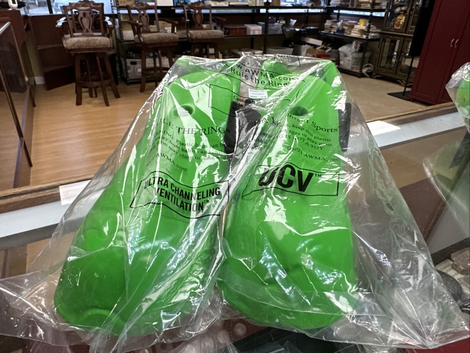 NEW Lightning Sparring Boots Proforce Karate Taekwondo Green Sz 11/12 FRESH 3