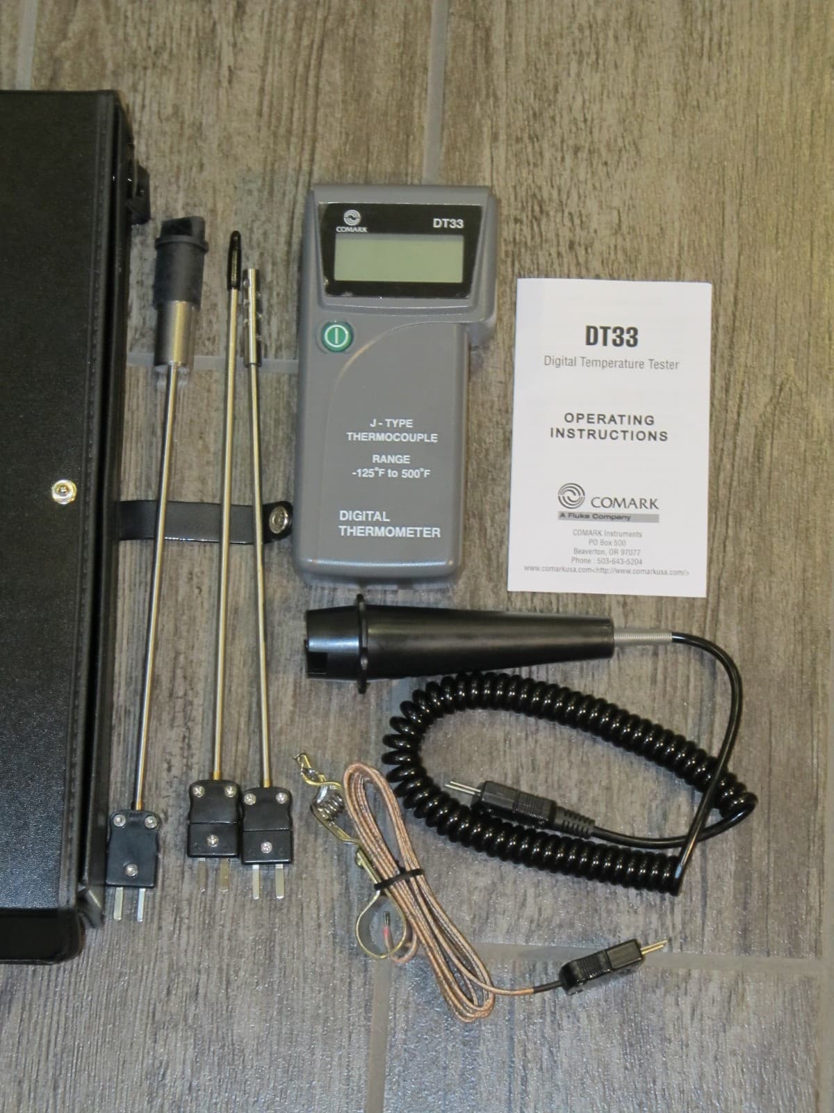 COMARK DT33 Digital Thermometer Kit -125 to 500 F, Water Resistant, Hand Held 2