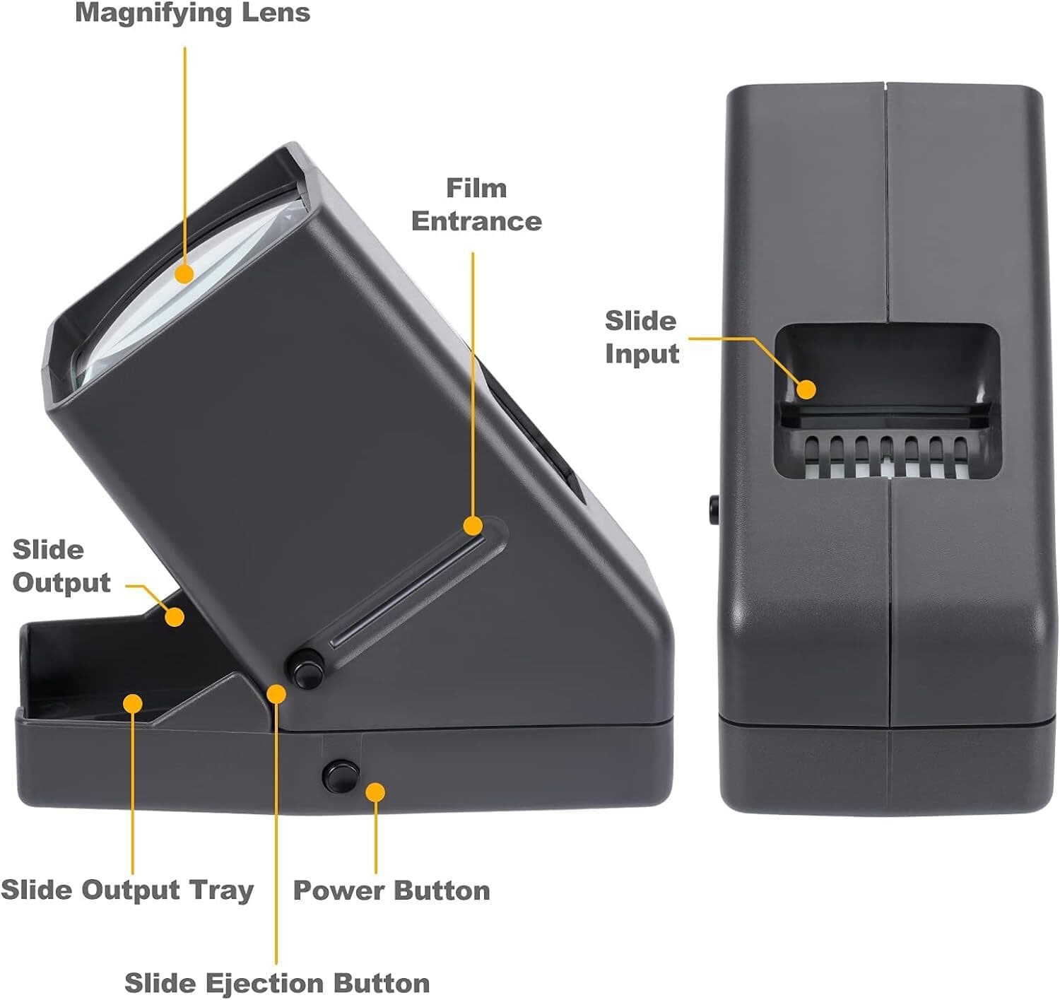 35Mm Slide Viewer, Film Negative And Slide Viewer With 3X Magnification And Led  6