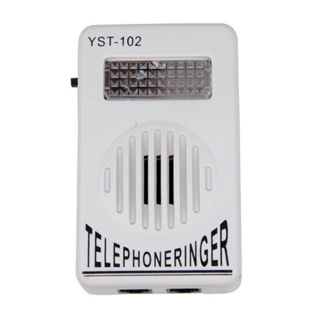 Loud Sound Telephone Ring Ringer Amplifier Volume Enhancer with Light 3