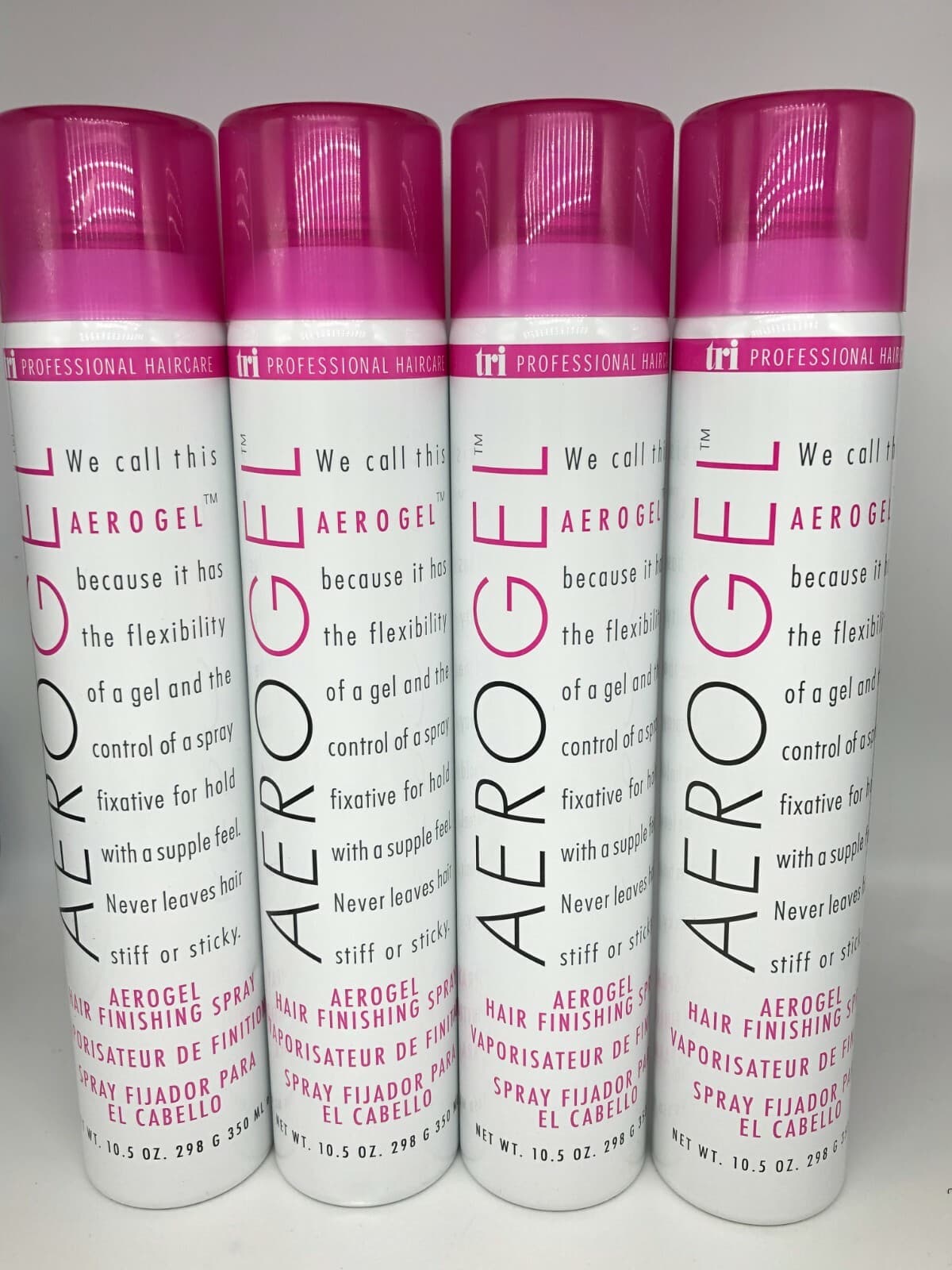 (4x) SAME DAY SHIP TRI Hair Care Aerogel Hair Spray 10.5 oz. (FOUR PACK) New