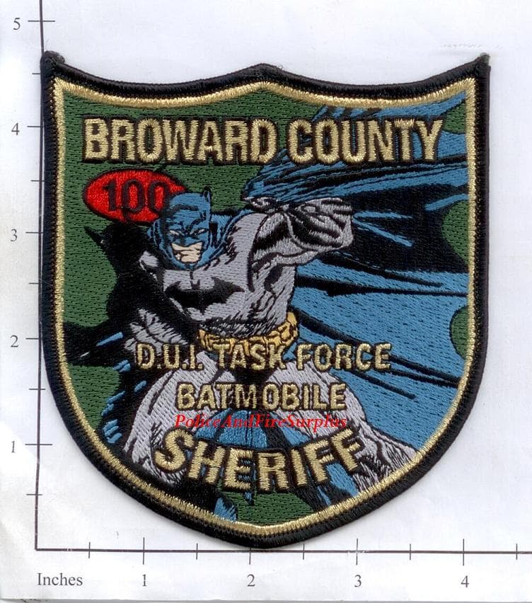 Florida - Broward County Sheriff DUI Task Force FL Police Dept Patch
