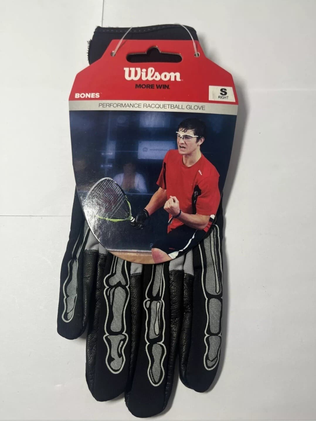 Wilson PEO Skeleton Leather Racquetball Pickleball Glove Unisex Right S Small 2