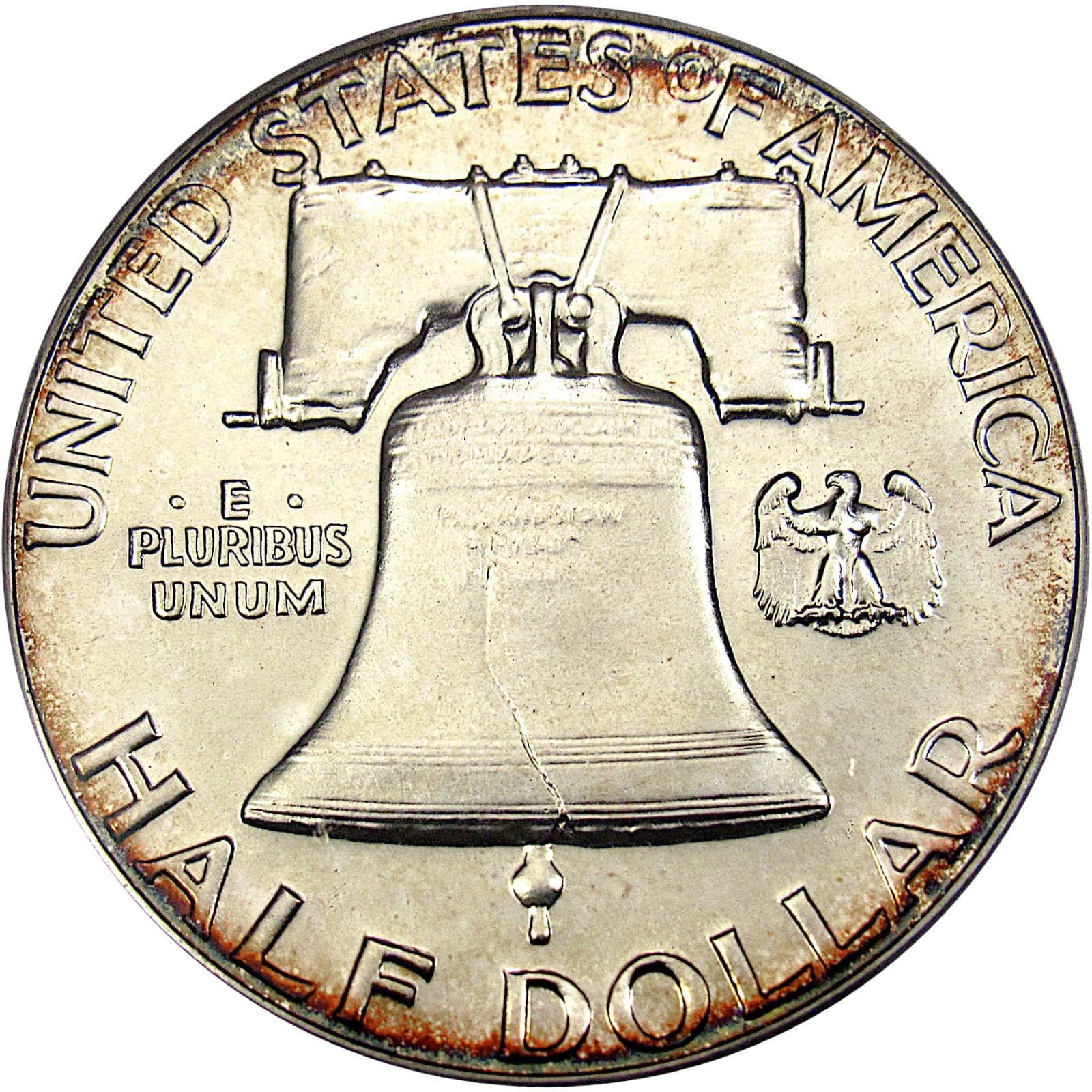 1954 50C PCGS / CAC PF64 FRANKLIN ~ RIM COLOR & NEARLY CAMEO! 5