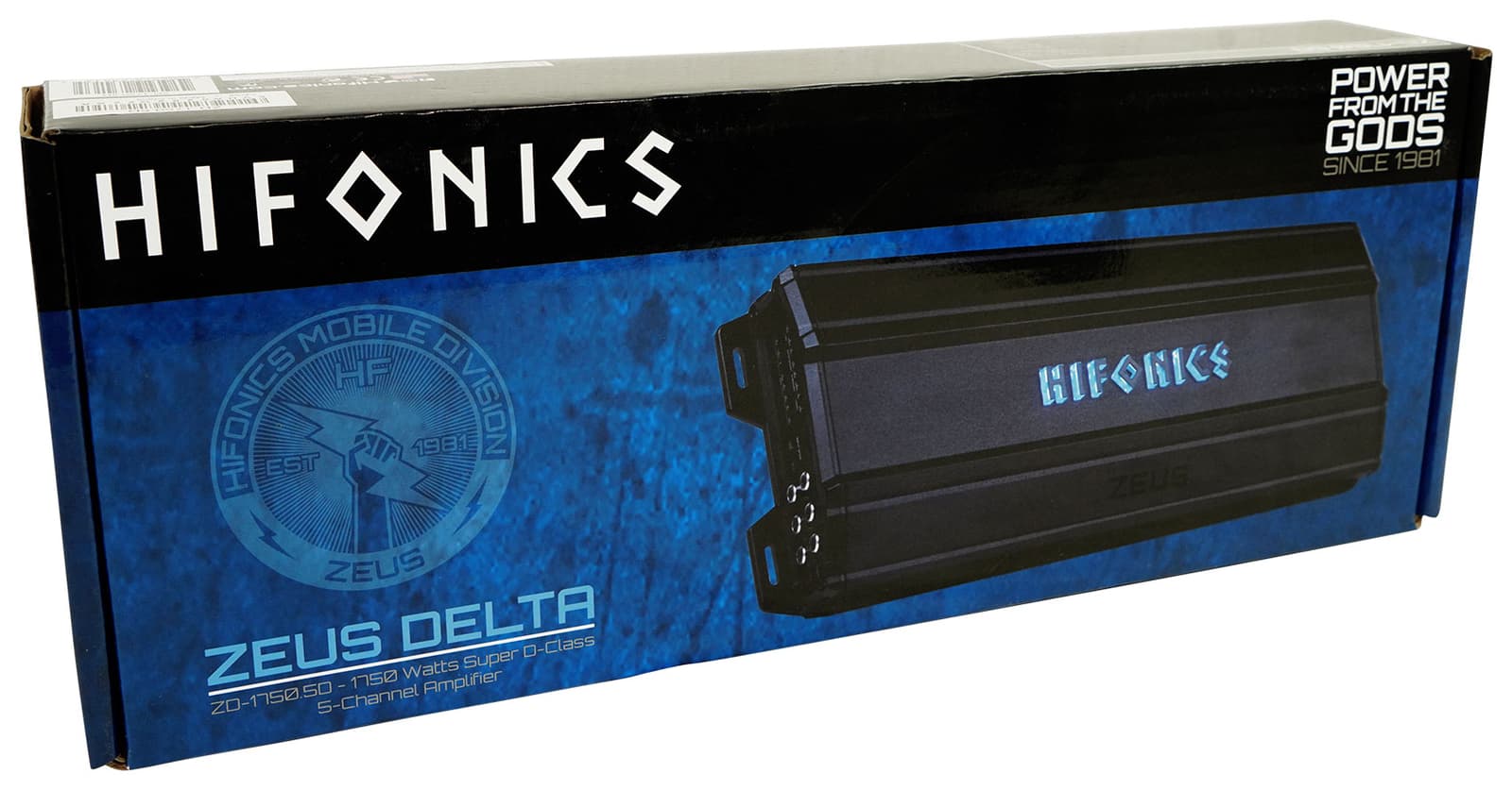 Hifonics ZD-1750.5D 1750 Watt 5-Channel Car Stereo Amplifier Class-D Amp 6