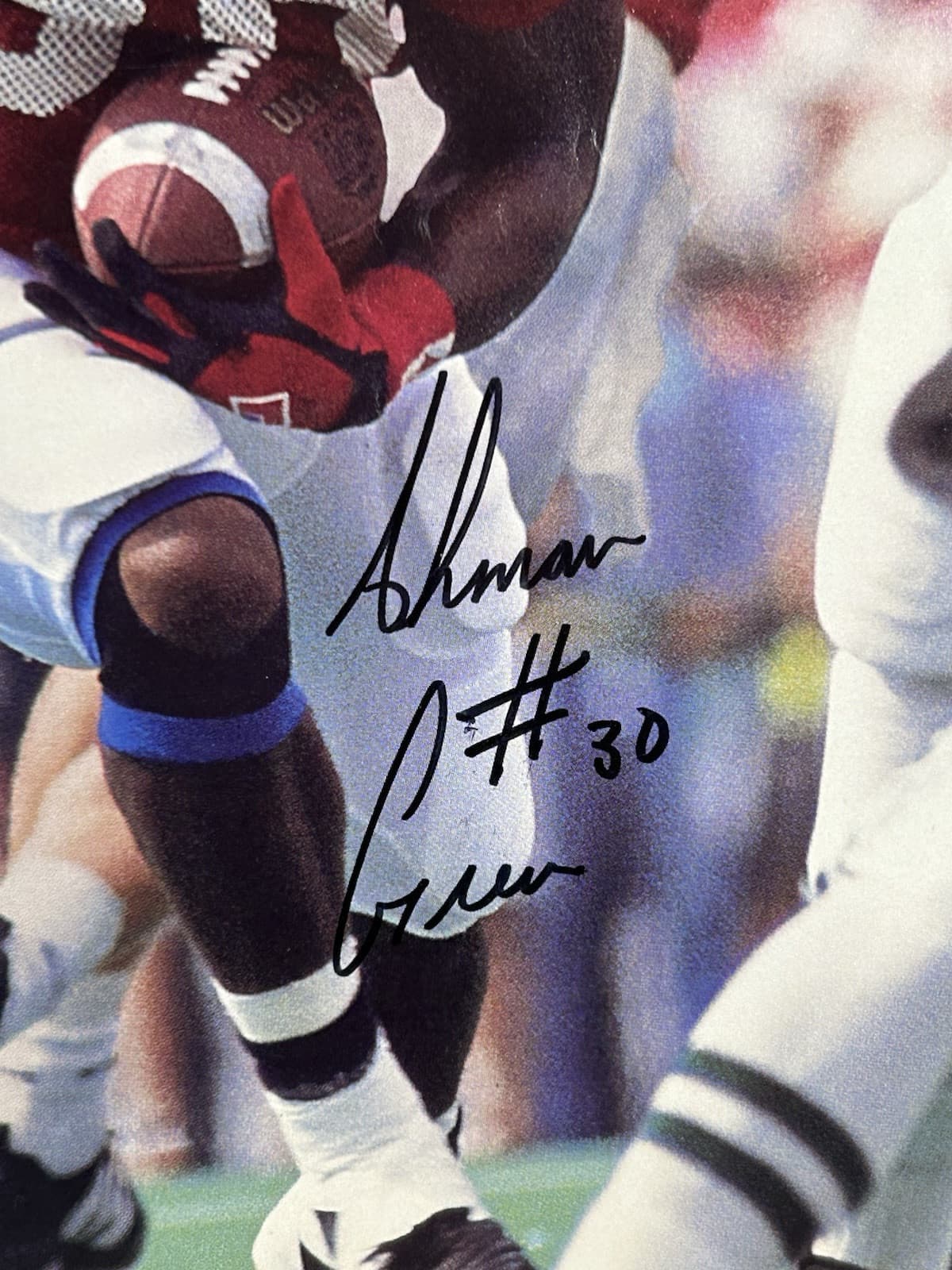 Ahman Green Signed Sports Illustrated Nebraska Packers Autograph NFL NCA 3