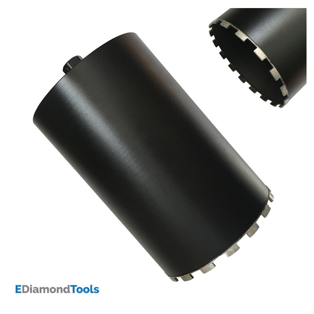12" High Performance Wet Core Bit for Hard/Reinforced Concrete, 1-1/4"-7 Arbor