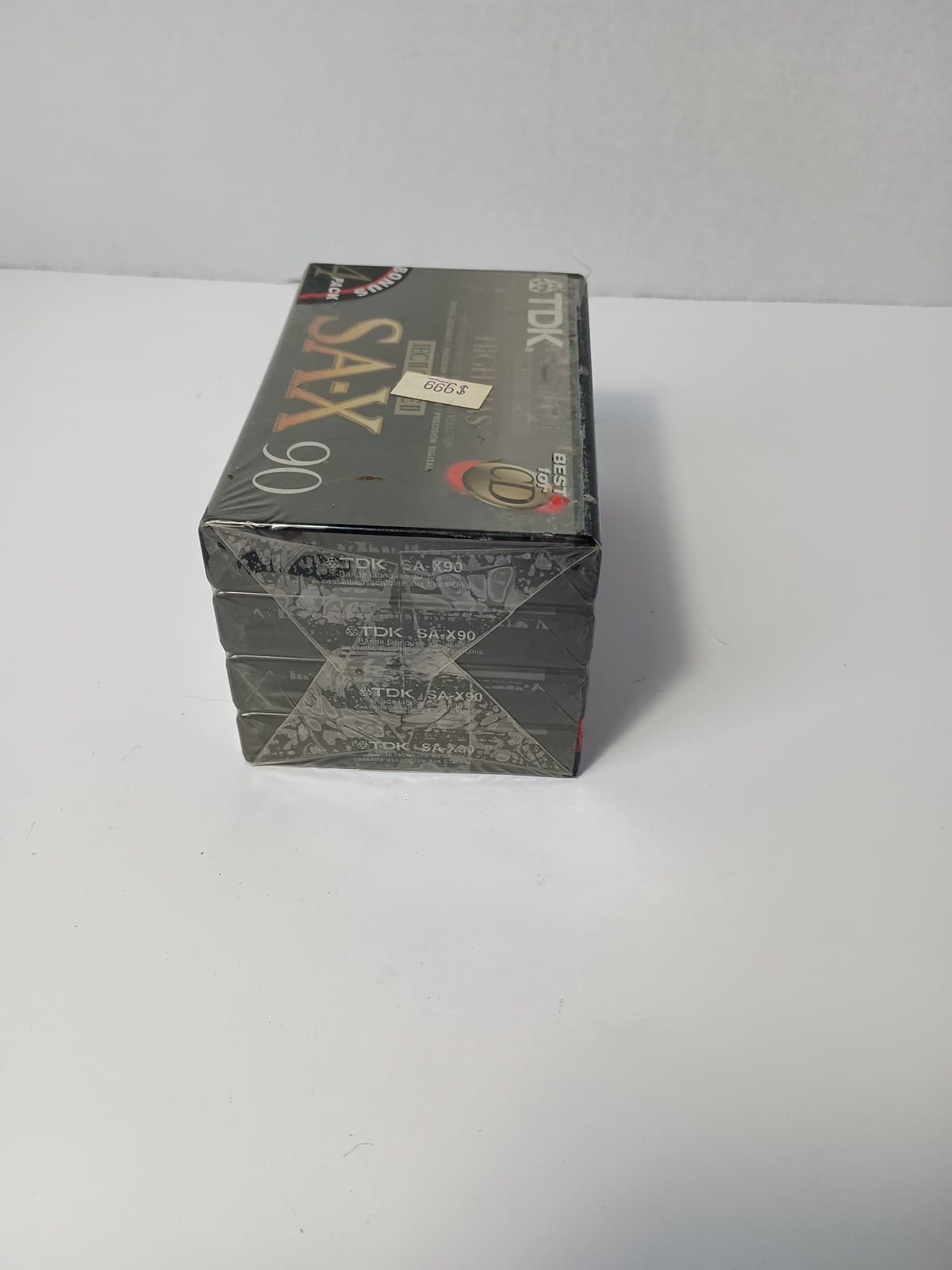 TDK SA-X 100 High Position Bias IEC II Type II Lot of 4 New Sealed Japan 4