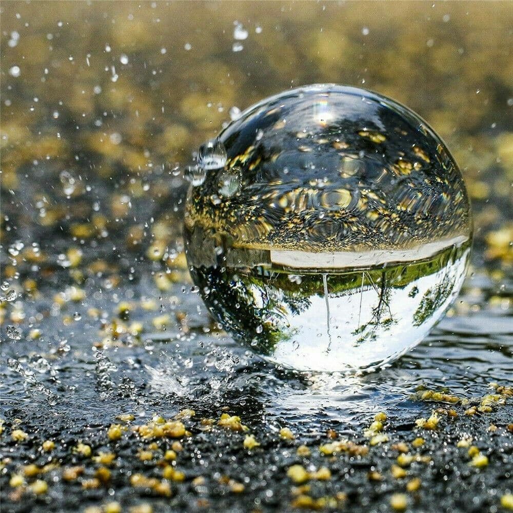 60mm Photography Crystal Ball Sphere Decoration Lens Photo Prop Lensball Clear 2