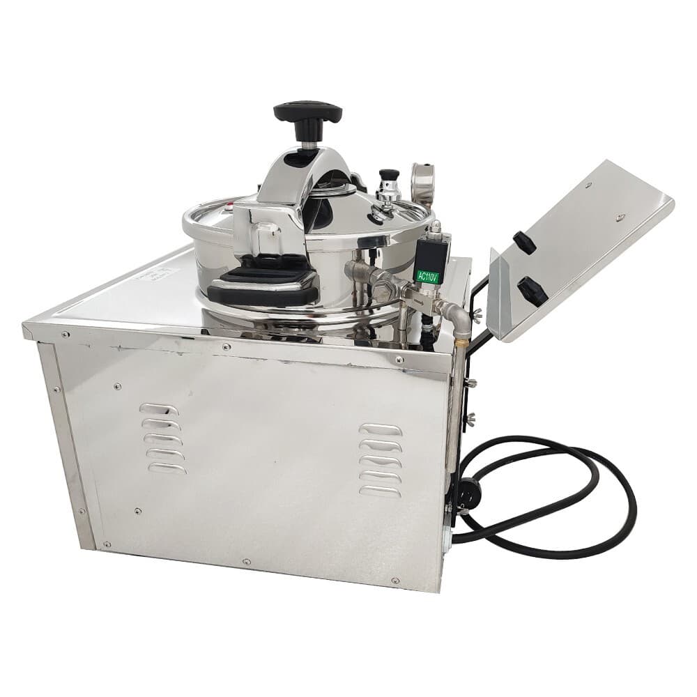 110V 16 L Commercial Electric Pressure Fryer  Chicken Deep Fryer Machine 304 SS 4