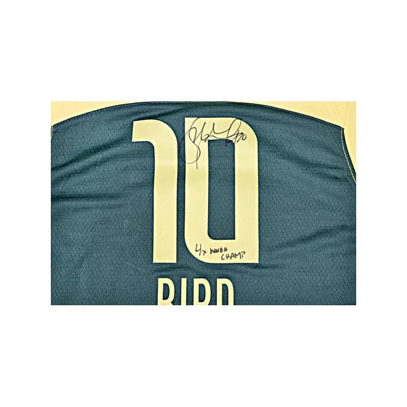 Sue Bird Storm Autographed Signed Inscribed Nike Yellow/Green Jersey Steiner CX 2