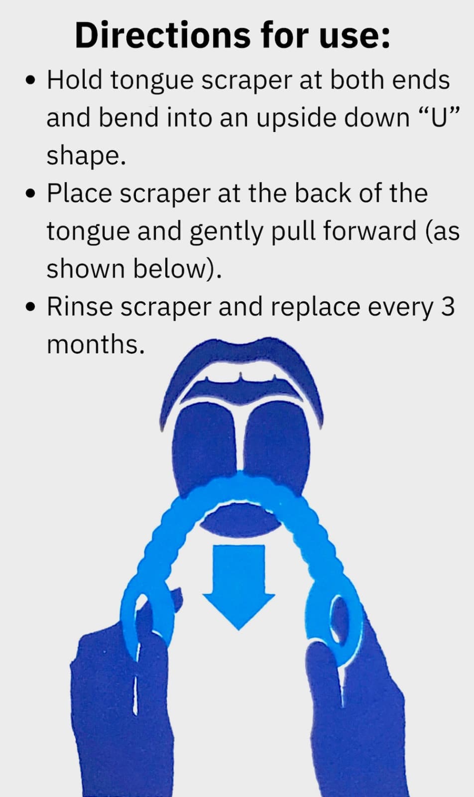 Sonicare BreathRx Tongue Scraper/Cleaner - PACK OF 3 3