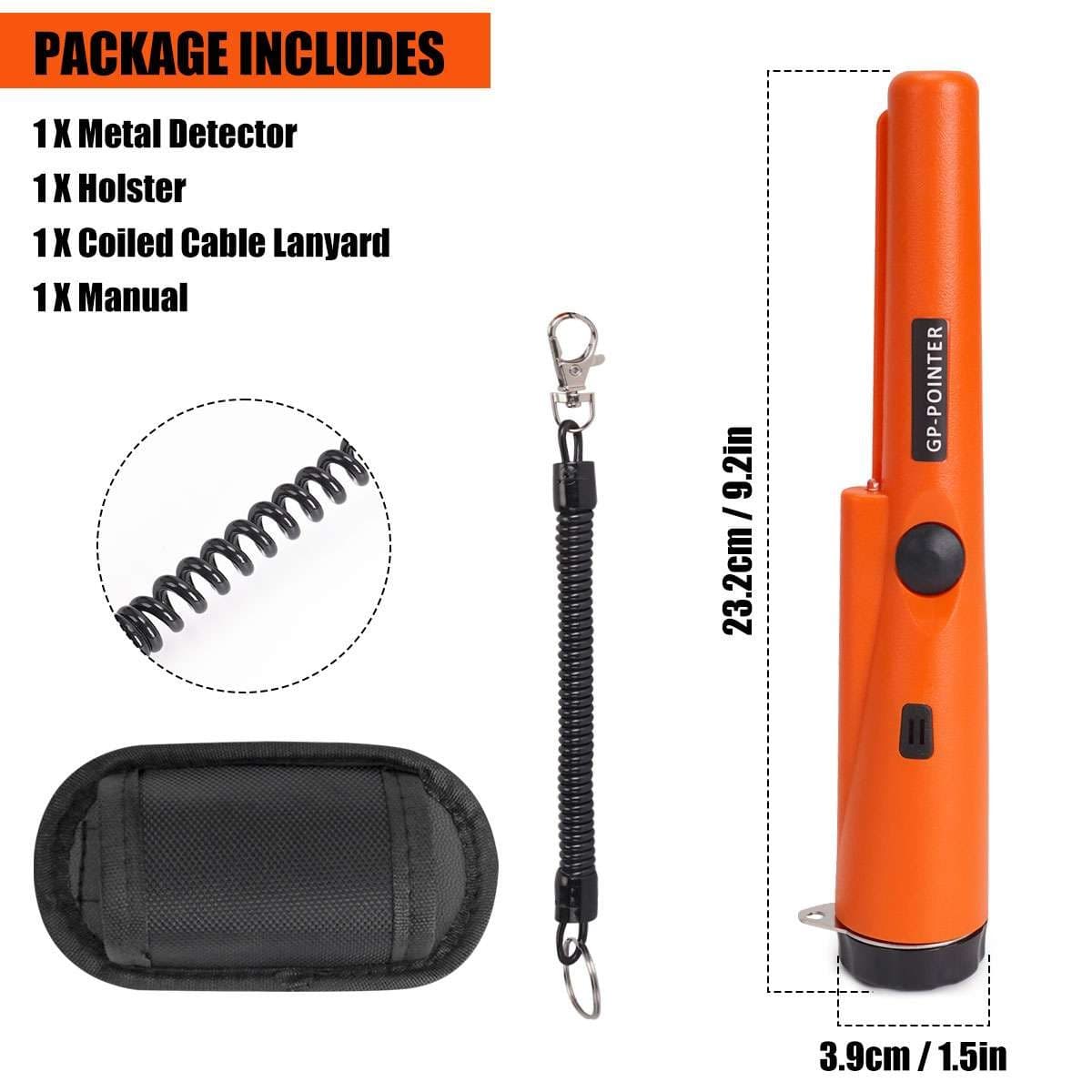 Metal Detector HandHeld Pro Pinpointer Pointer Probe Waterproof Sensitive Tester 2