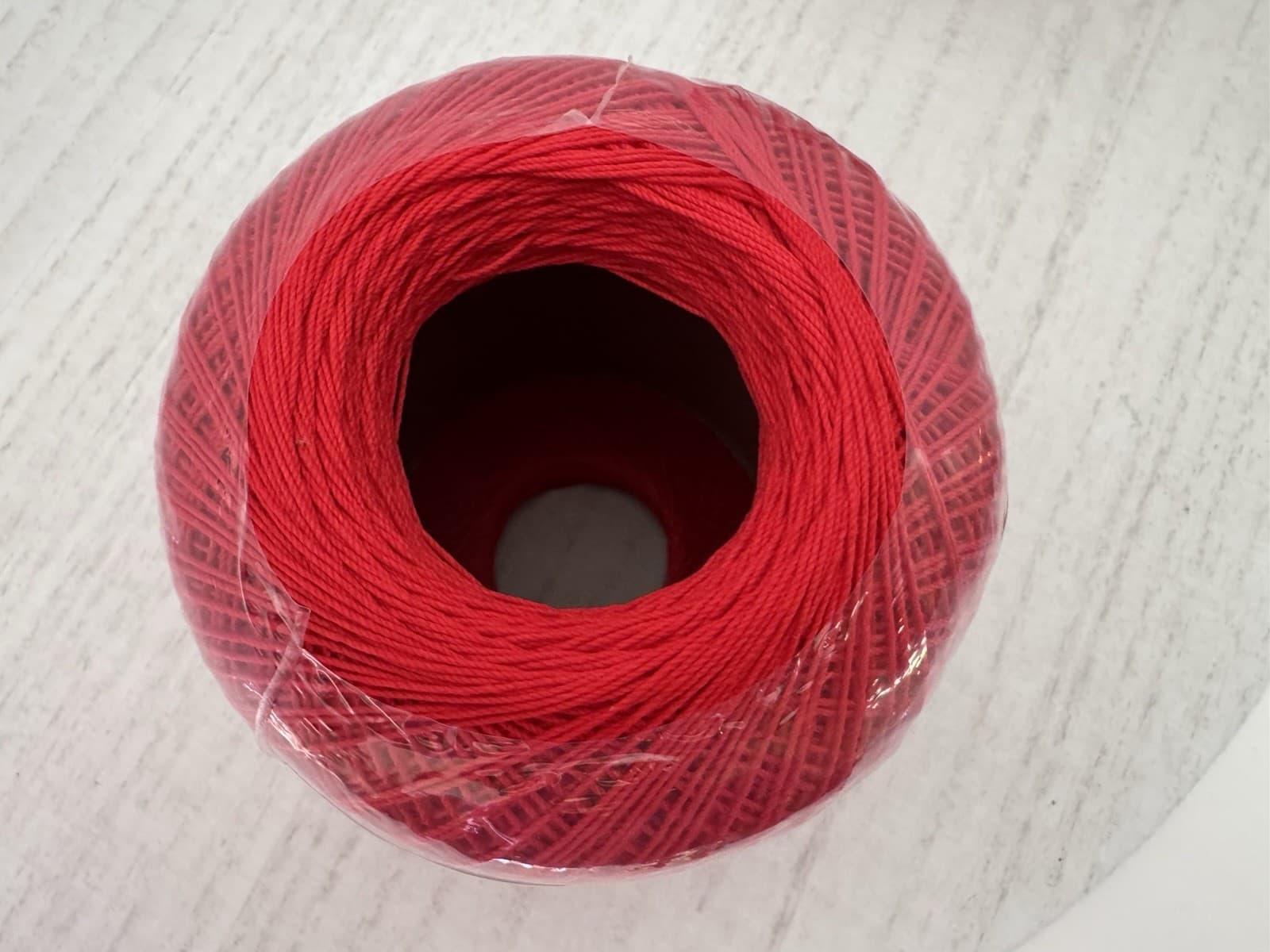 Aunt Lydia's Classic Cotton Crochet Thread Size 10~Lot Of 2~Atom Red~154~2160 4