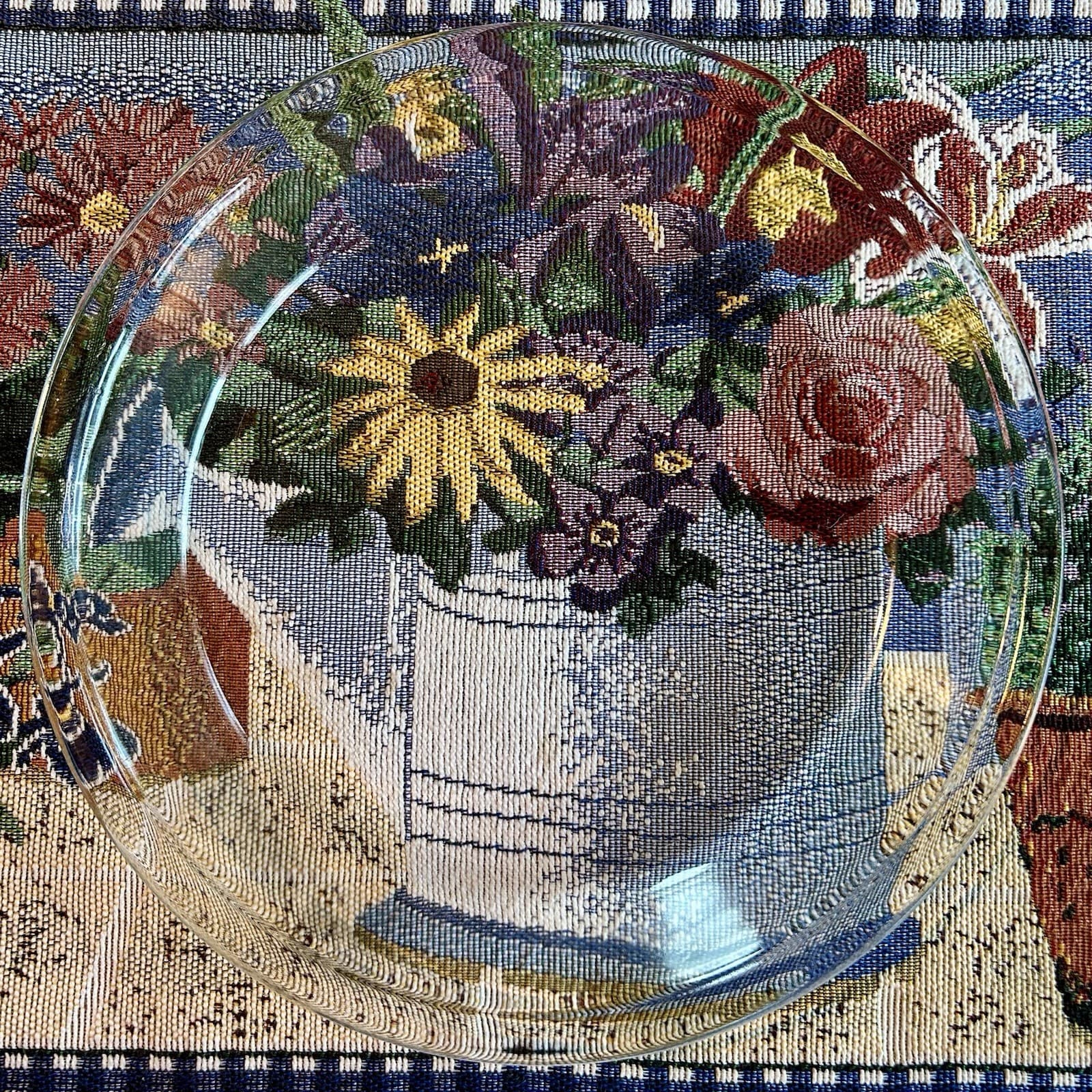 LOT of 2: Vtg PYREX 209 Clear Glass 9" Pie Plate Baking Dish Pan Flat Rim 9-1/2" 3