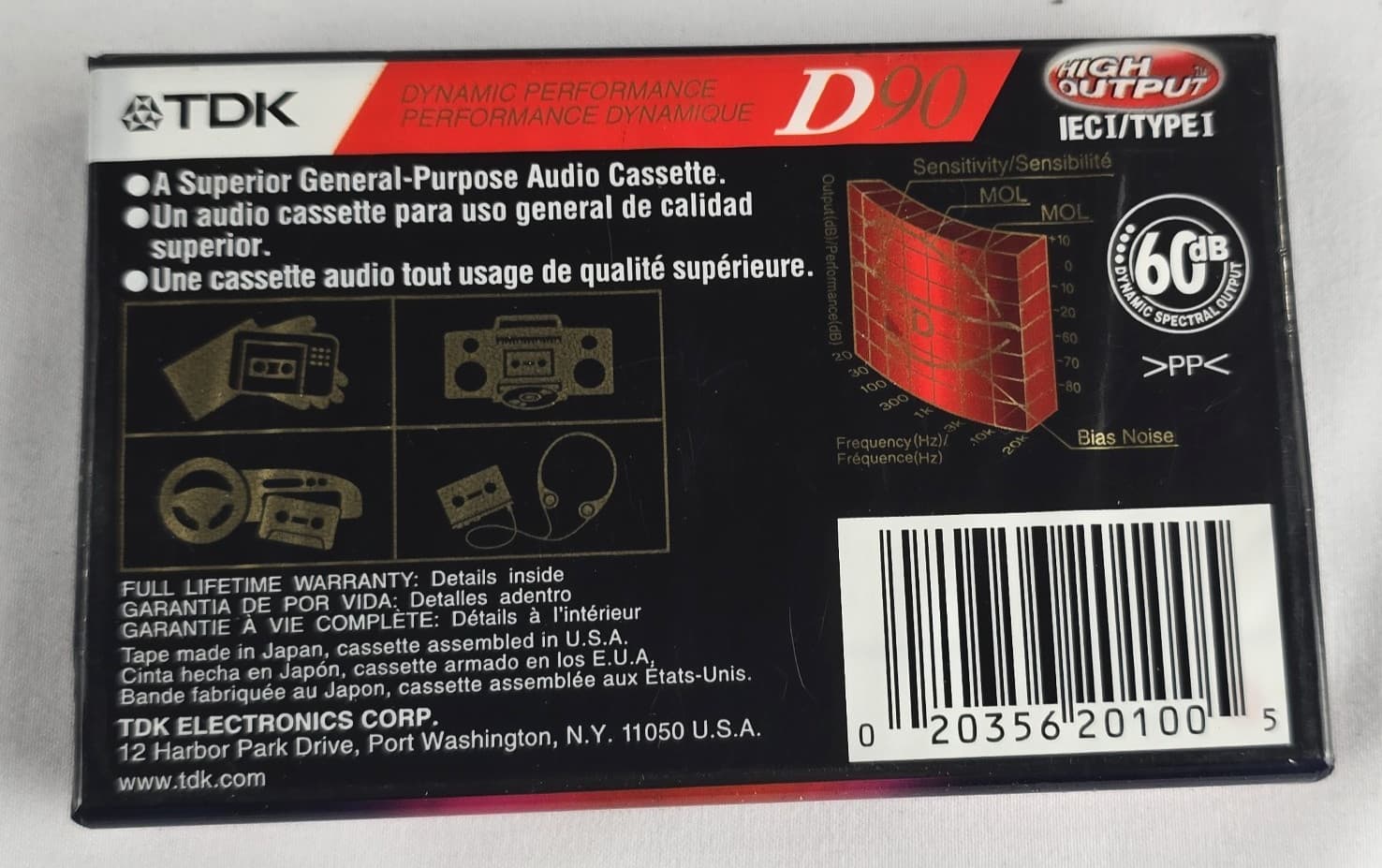 TDK D90 Type 1 High Output Cassettes New Sealed 28 Total 4