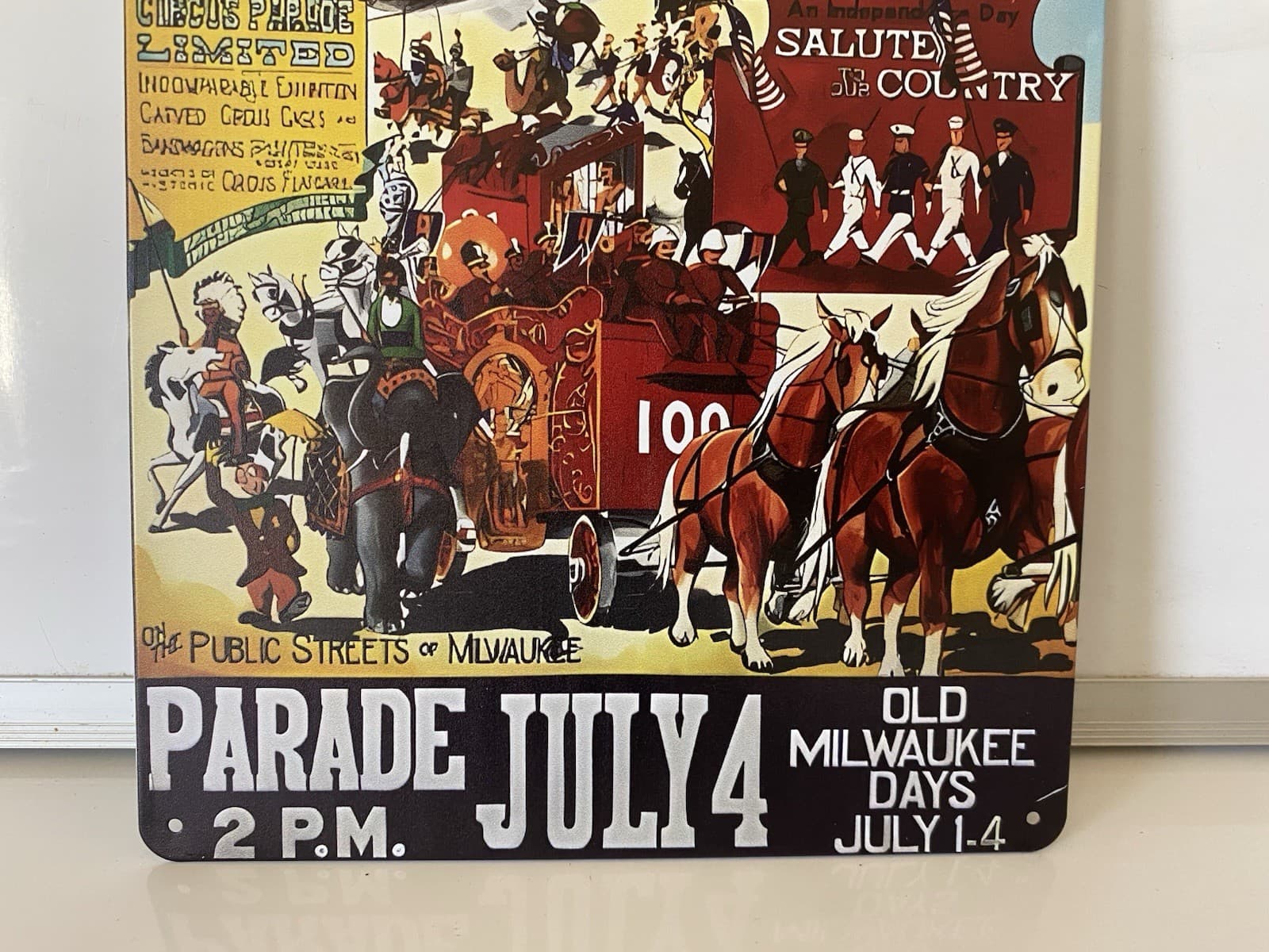 Schlitz- Old Milwaukee Beer Metal Sign - Vintage Retro Style Ad 3