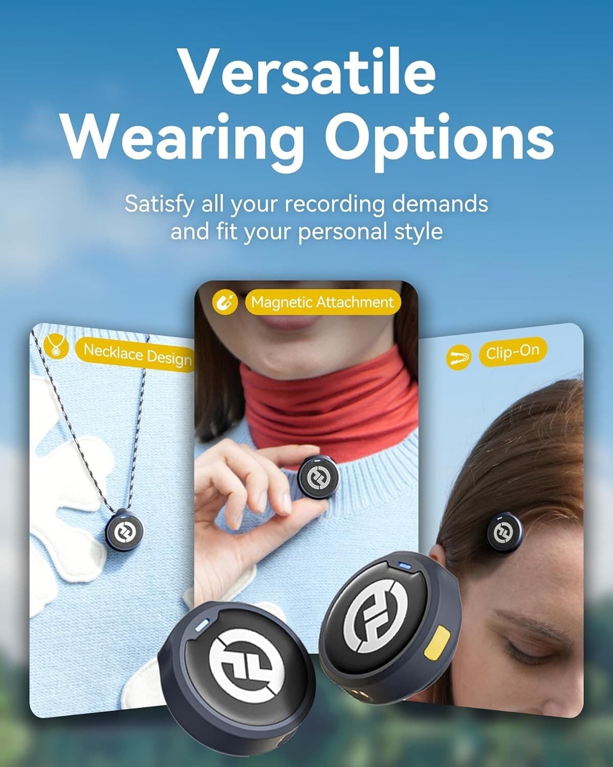 Hollyland Lark M2 Wireless Lavalier Microphone for Camera PC Laptop Phones 3