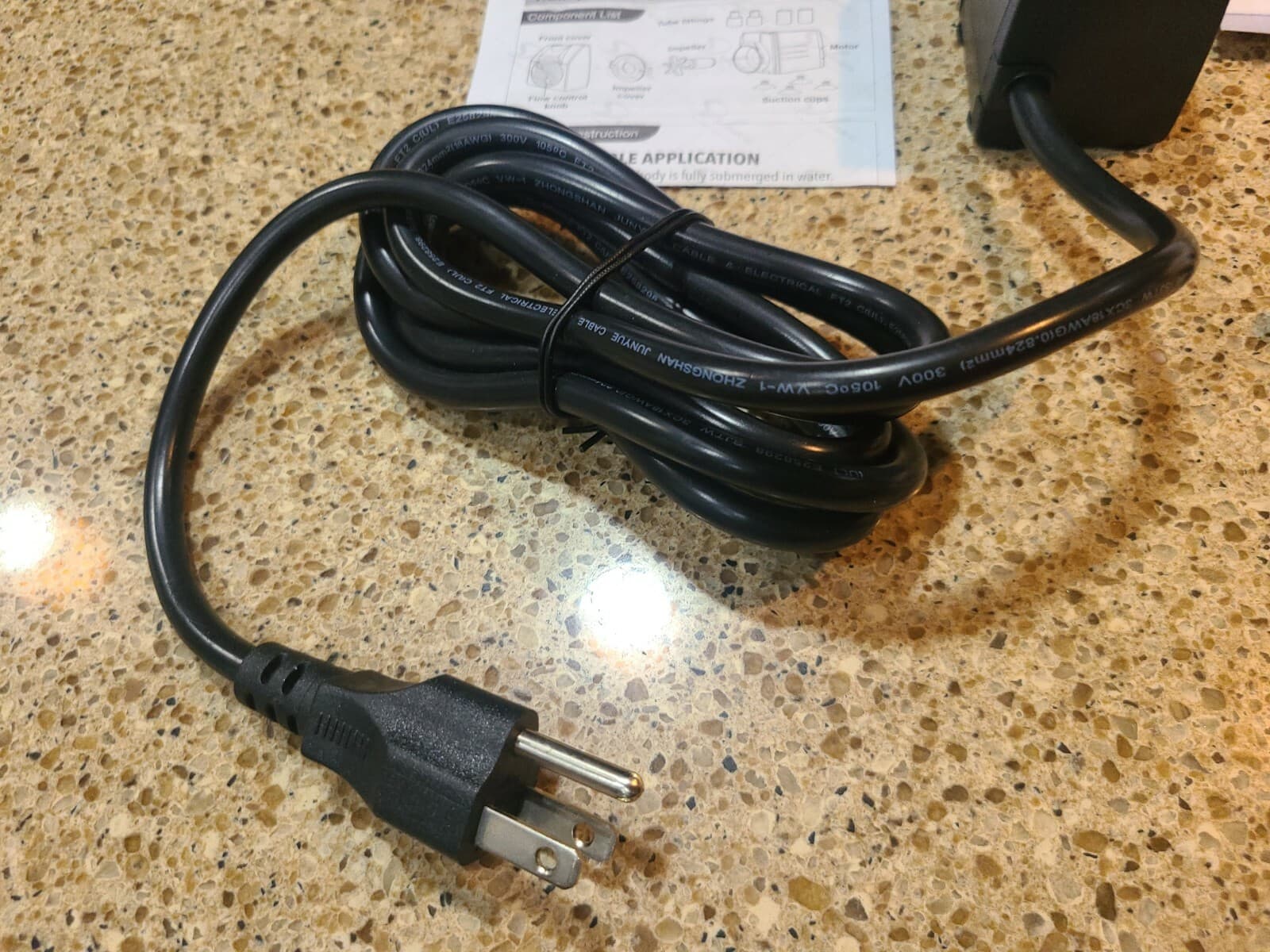 Deluxe Fountain Pump 120-Volt Submersible Hydroponics Aquaponics - 120 GPH 4