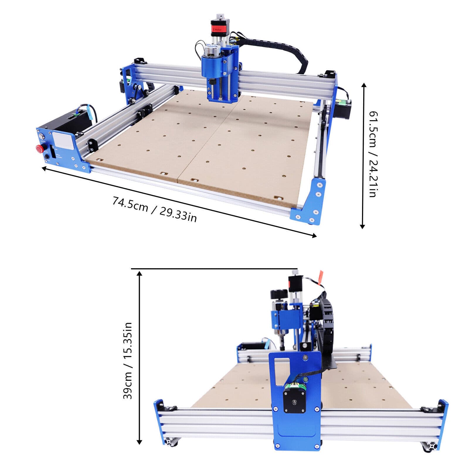 Industrial 3-Axis 4040 Wood Carving Milling CNC Router Engraver Cutting Machine 5