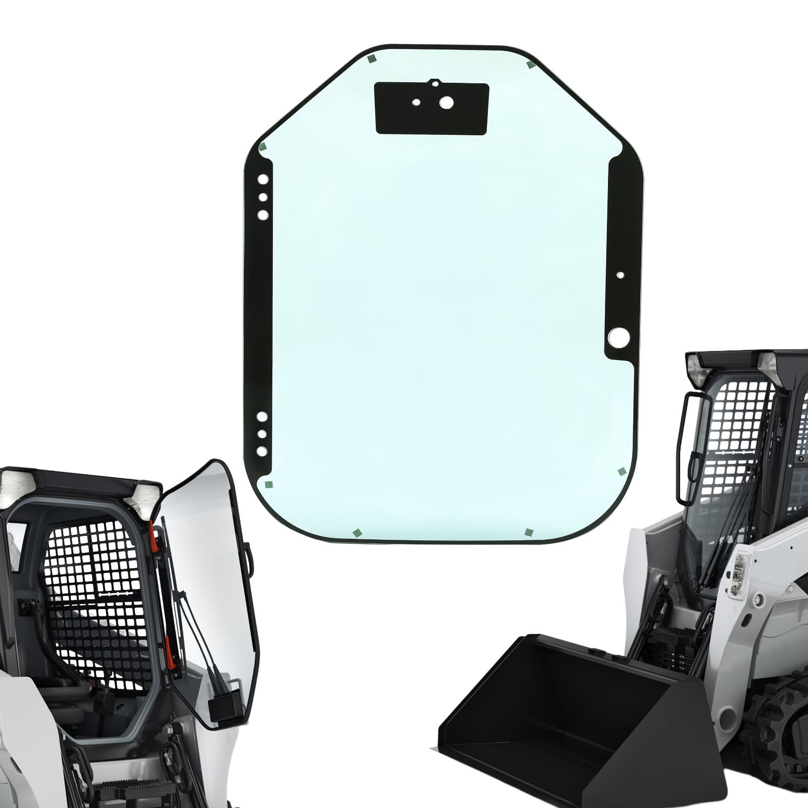 Door Glass for Track Loader A770 T450 T595 T650 T740 T770 T870 S590 S740 7120401