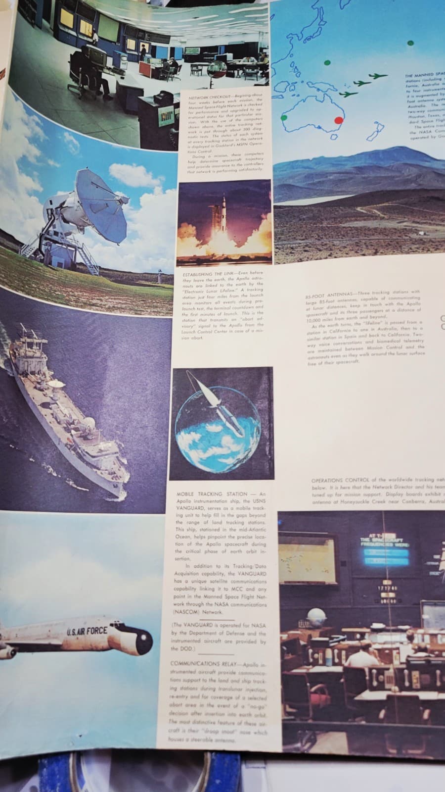 Vintage 1960s NASA “Electronic Lunar Lifeline” Poster – Bendix Apollo Era 4