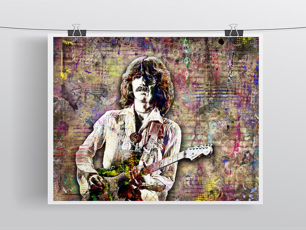 George Harrison 20x30in Poster GEORGE HARRISON THE BEATLES 20x30inch Free Ship 2