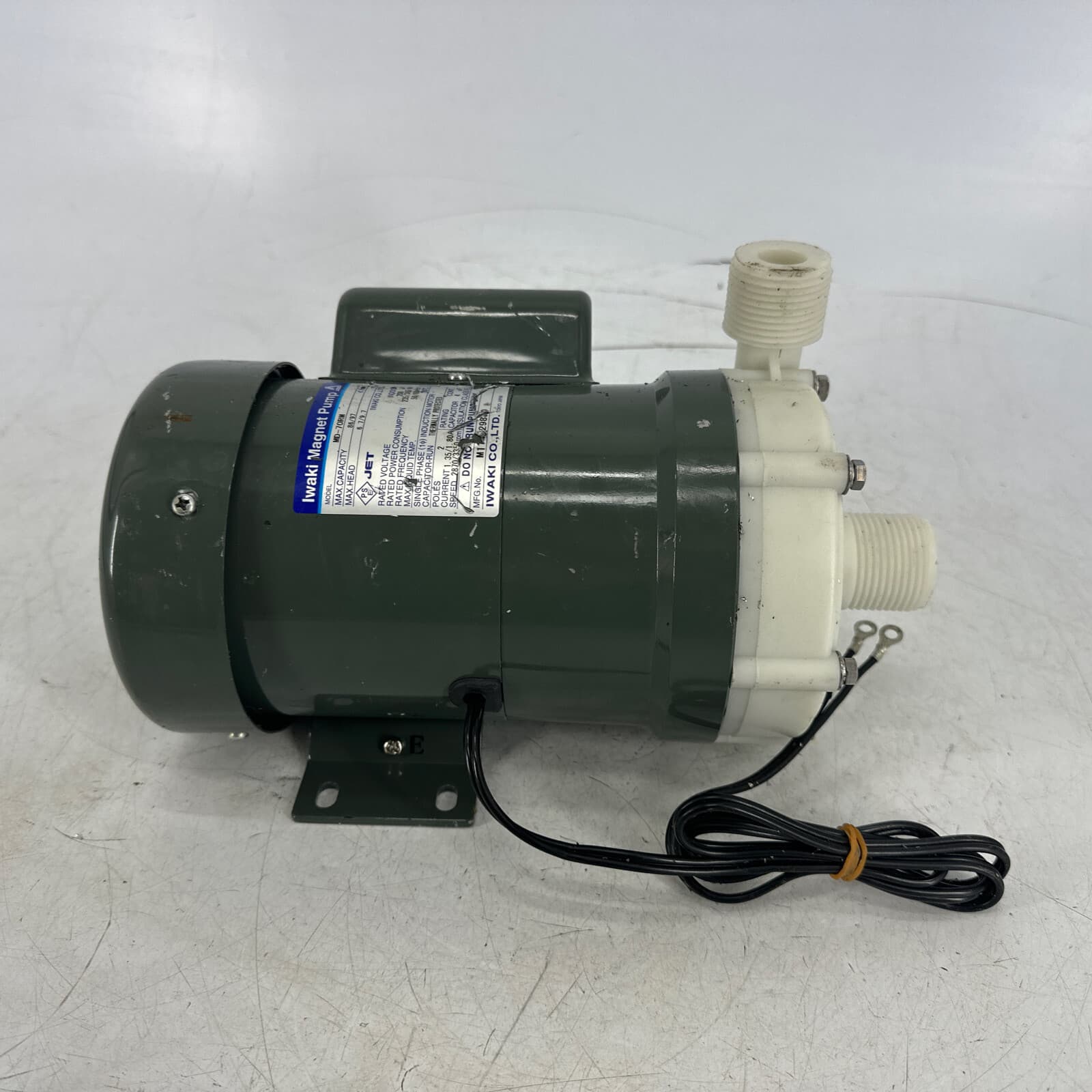 Iwaki Magnet Pump MD-70RM Single Phase Induction Motor 200V