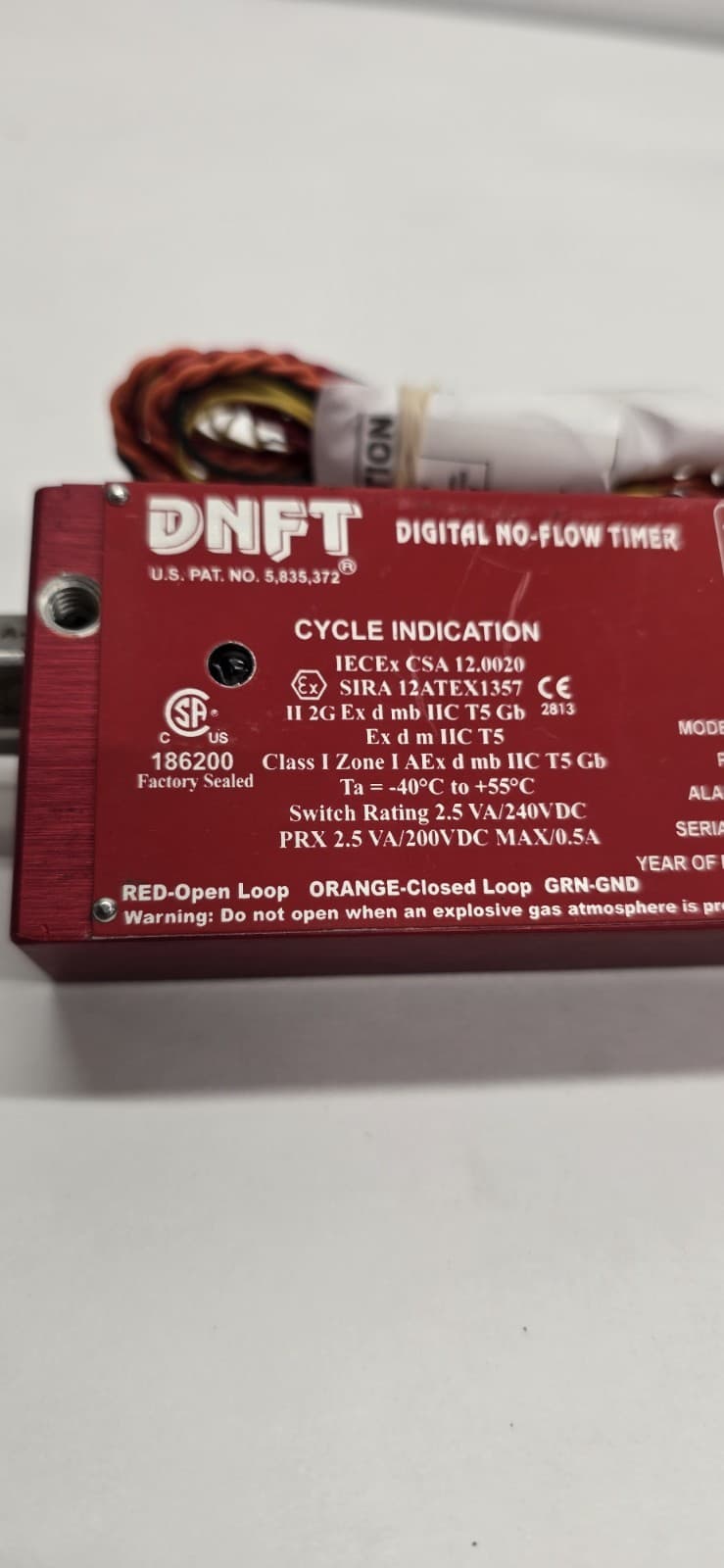 DNFT Ariel / Whitlock DNFT Digital No Flow Timer LED PS 000507 3 Min 2023 2