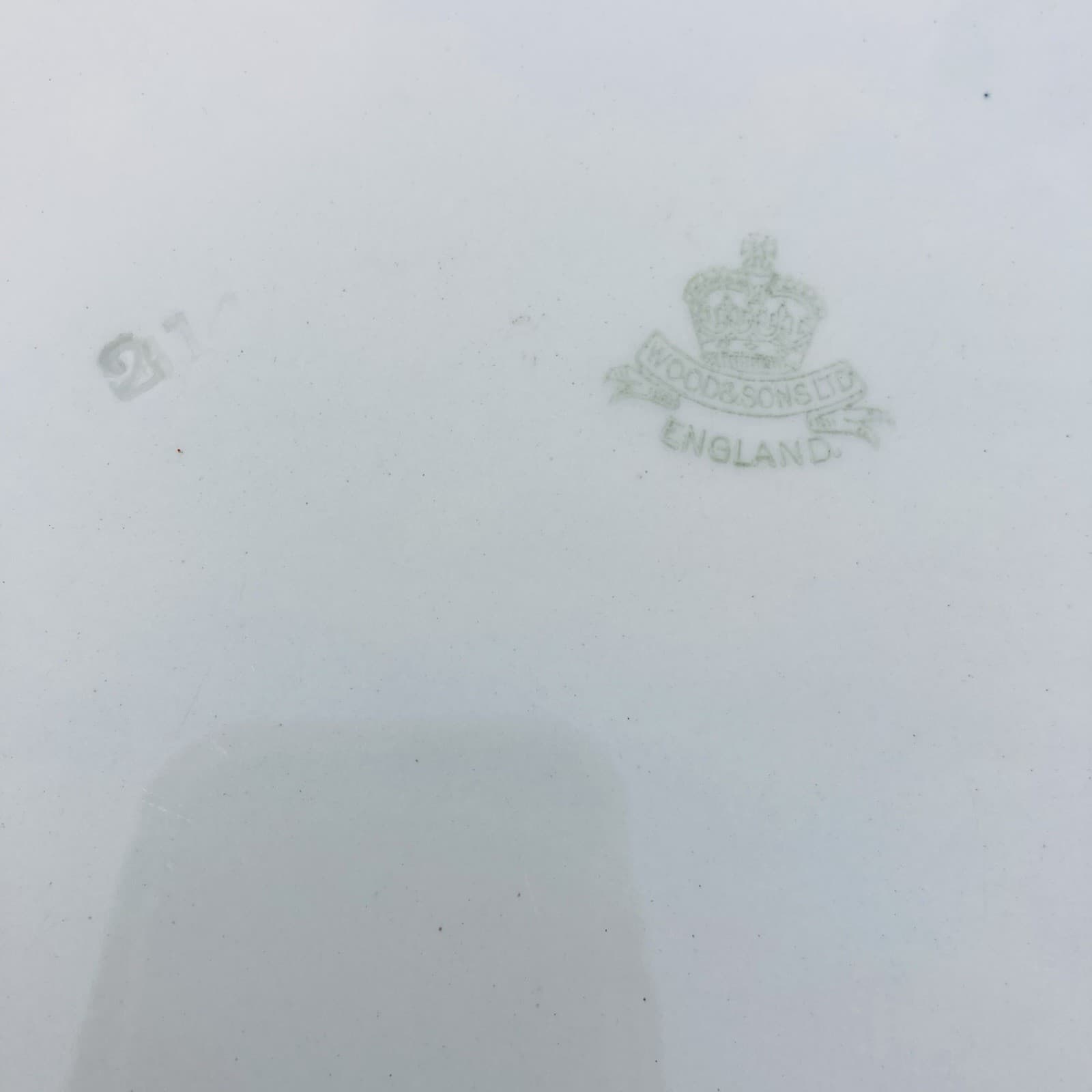 Wood And Sons LTD England Serving Platter Rose Floral With Dragon Fly Orient Des 5