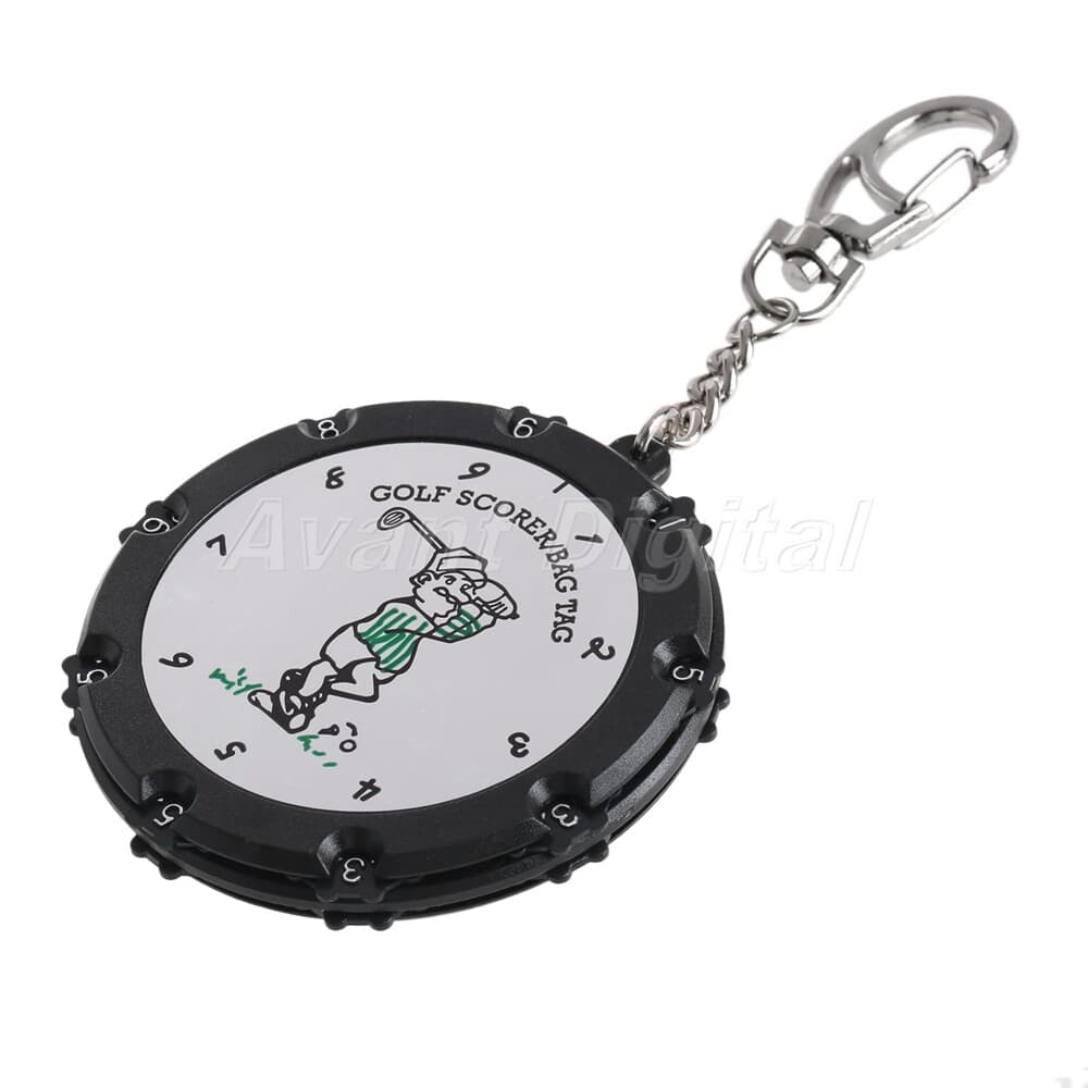 New 18 Holes Golf Stroke Score Counter Shot Putt Scoring Keepers With Keychain