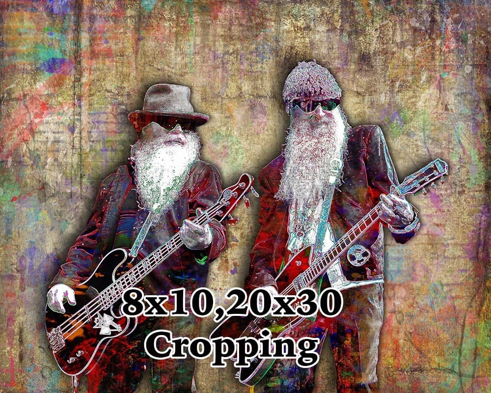 ZZ TOP 8x10inch Poster ZZ Top Pop Artwork  ZZ Top Tribute Poster Free Shipping 4