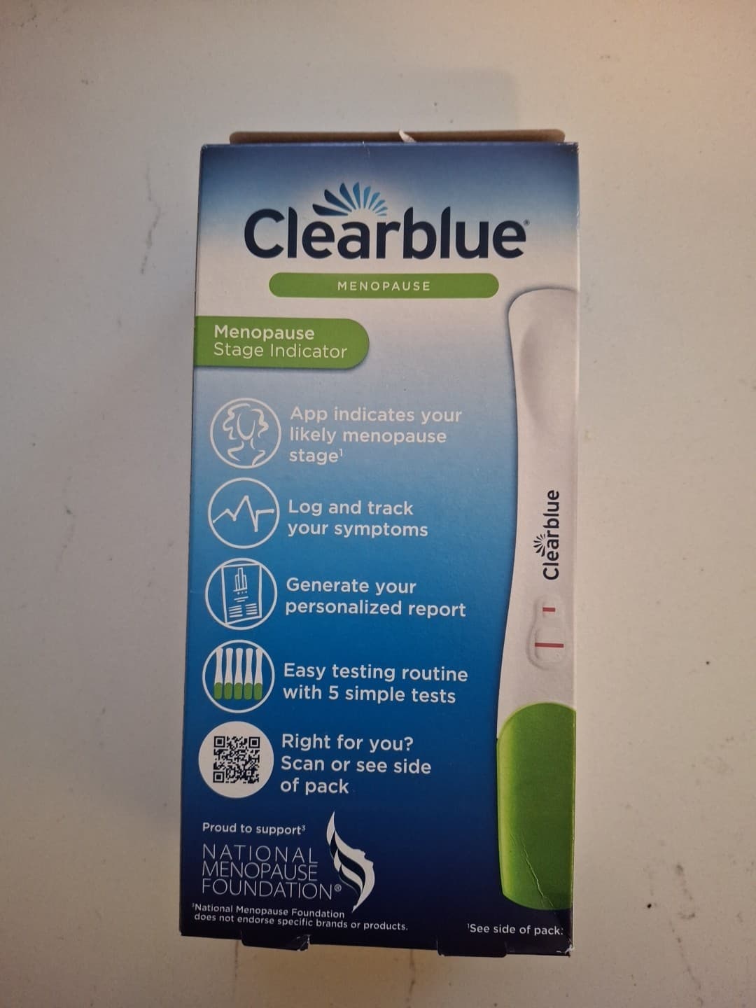Clearblue Menopause 5 Test Sticks 3