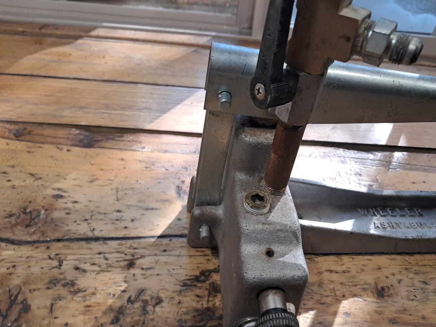 Wheeler Rex Hand Operated Hydrostatic Test Pump 600 PSI Os181 5