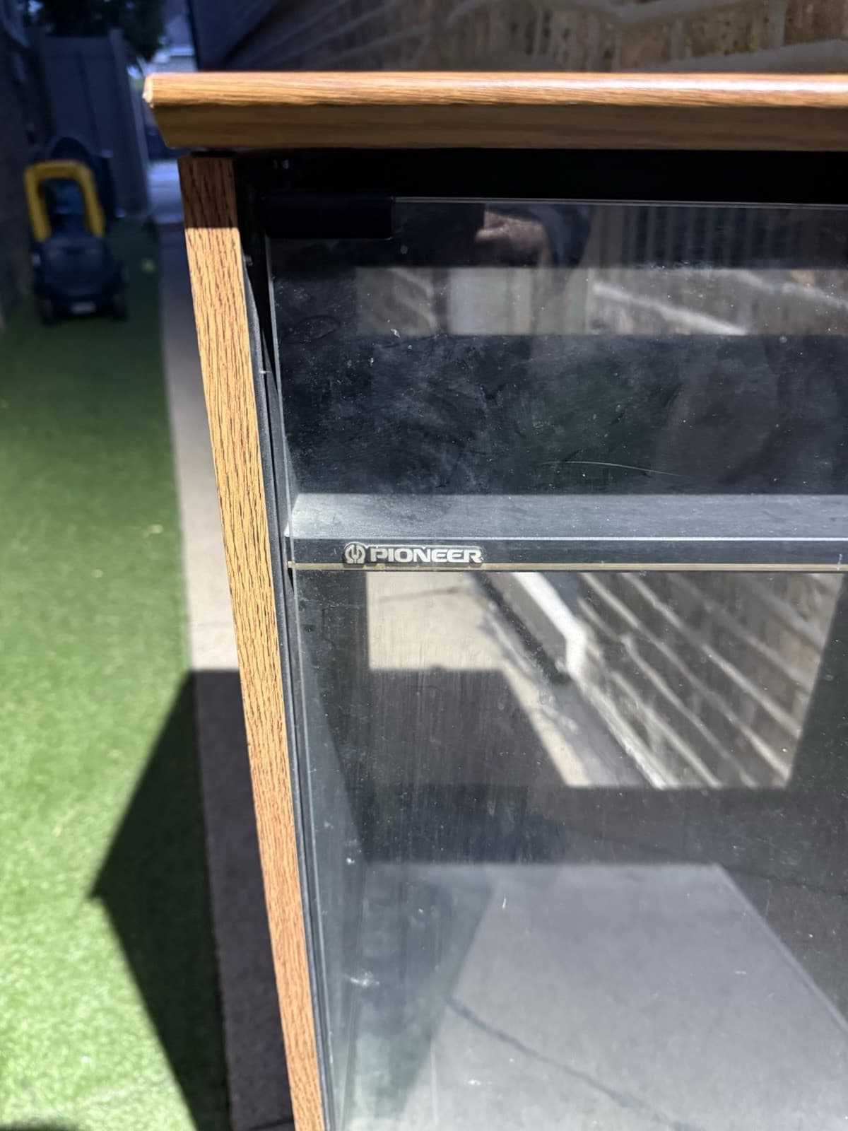 Vintage Orig Pioneer 3 shelf Stereo Amp Audio Rack, Cabinet Model RA-F7001 2