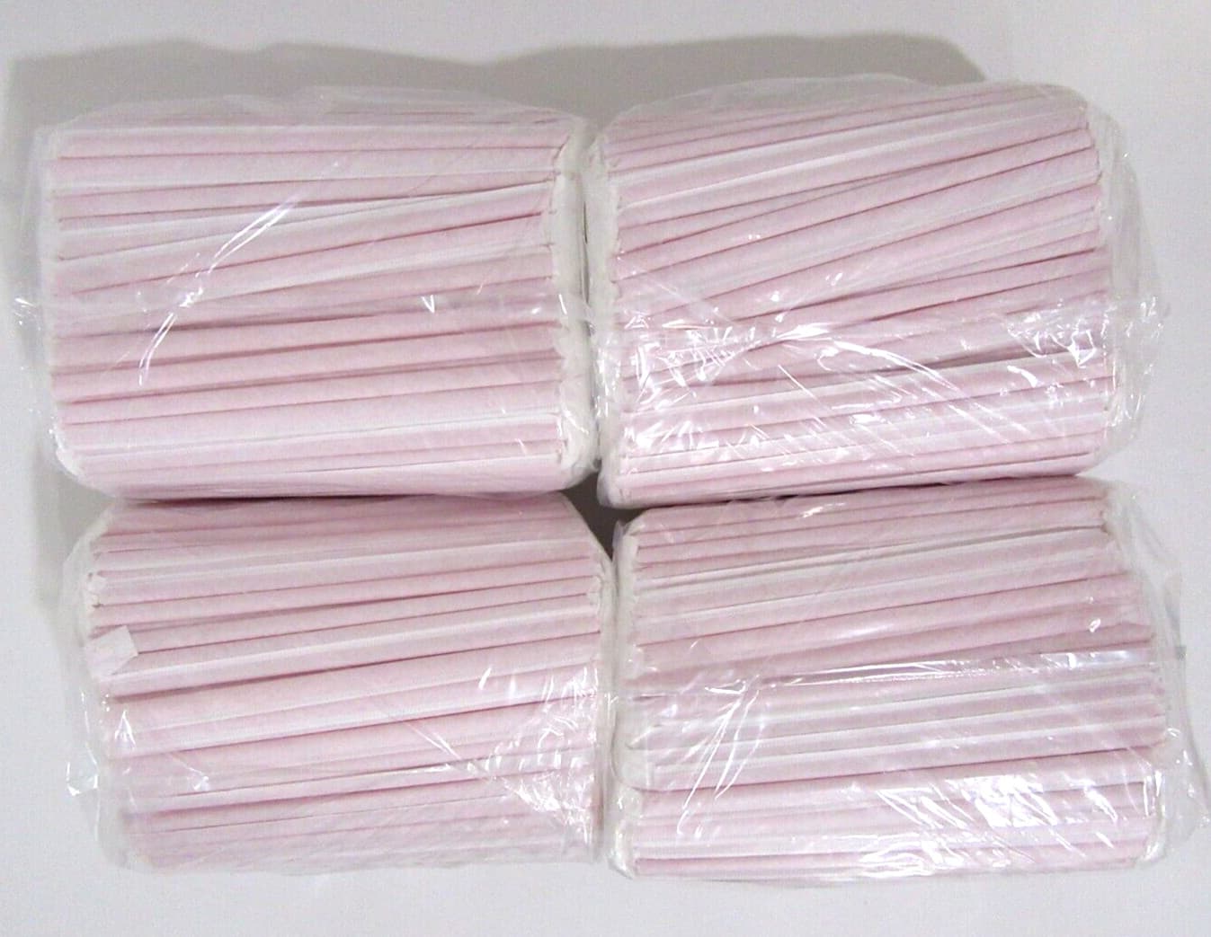 1200 ct Dixie Paper Wrapped Giant Straws 7 3/4" Red, Straws (GW7) 5/16" Diameter 3