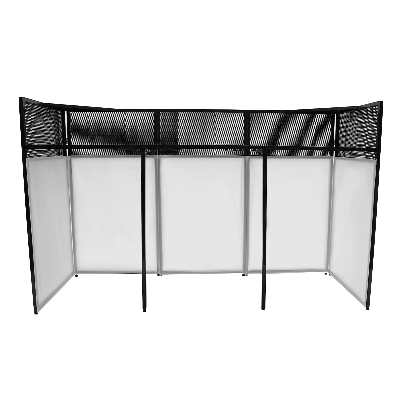 DJ Desk Foldable DJ Stand DJ Booth Table DJ Booth Stand 44lbs Load 73*23*45.3 in 3