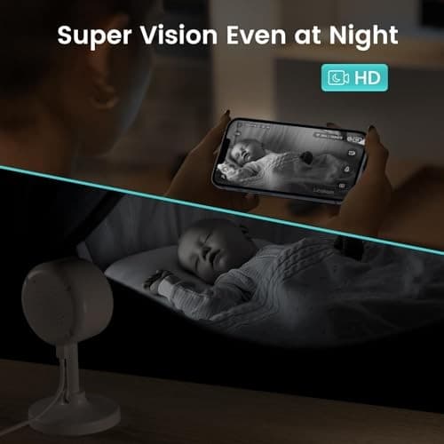  Indoor Cameras for Home Security with Night Vision, Pet Camera with Phone 2K 1 4