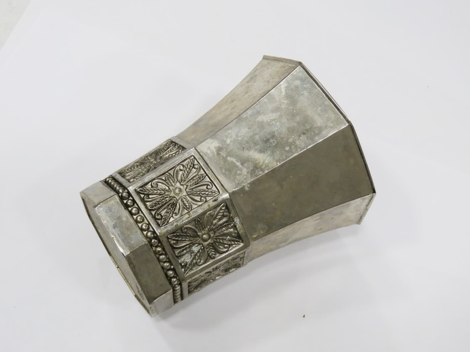 Beautiful Judaica 2 Kabalistic Kiddush Cups with Hebrew Writing, amulet. 2