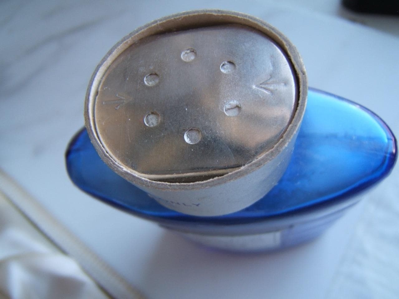 VINTAGE BOURJOIS EVENING IN PARIS SET TALC- 2 COLOGNE-ROUGE-LIPSTICK 3