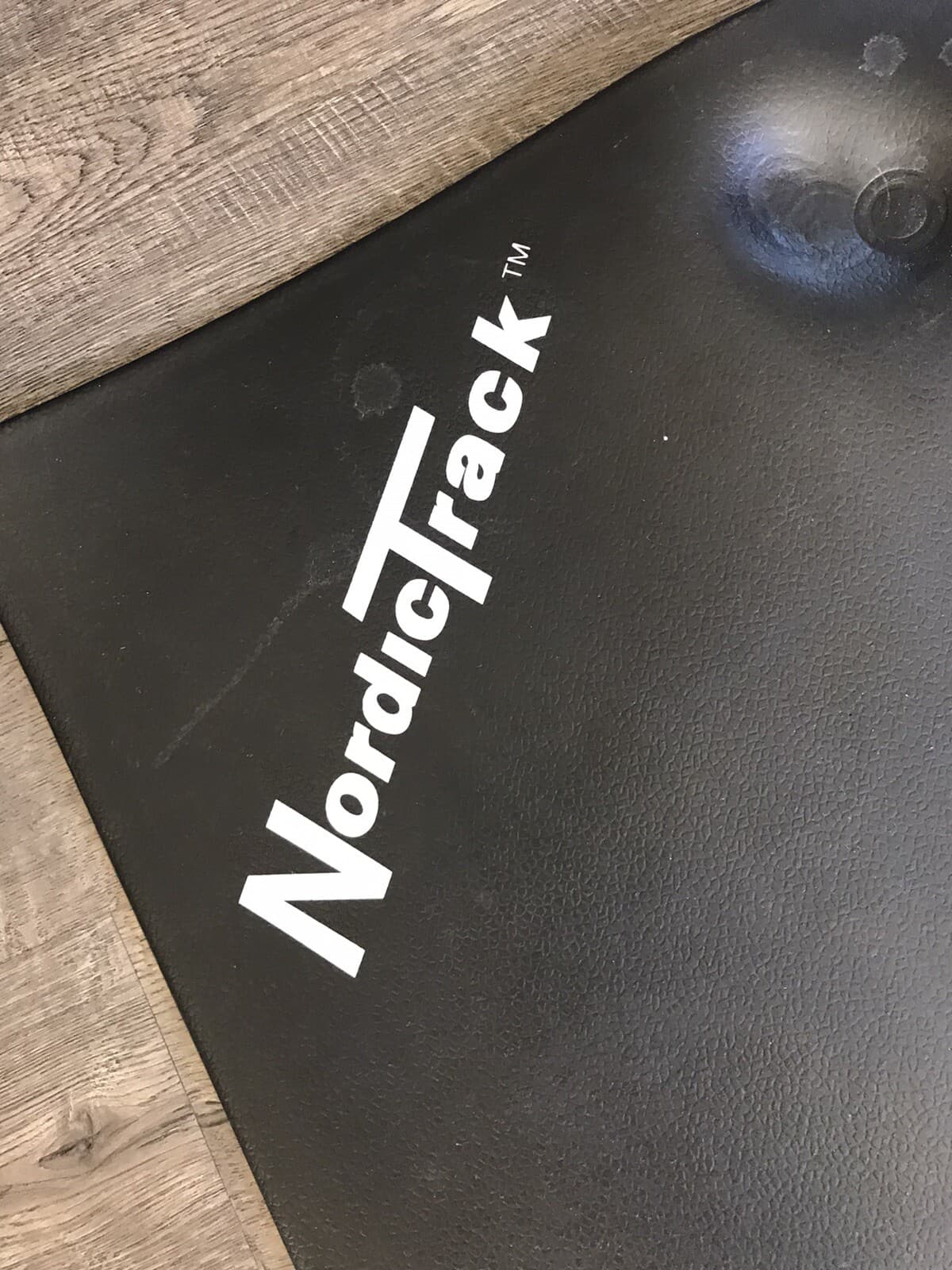 NORDICTRACK 15312 EXERCISE EQUIPMENT FLOOR MAT, 3' x 6' x 4mm, BLACK, Used 4