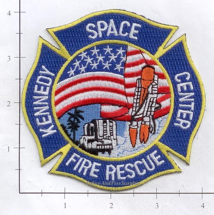 Florida - NASA Kennedy Space Center FL Fire Rescue Fire Dept Patch v1