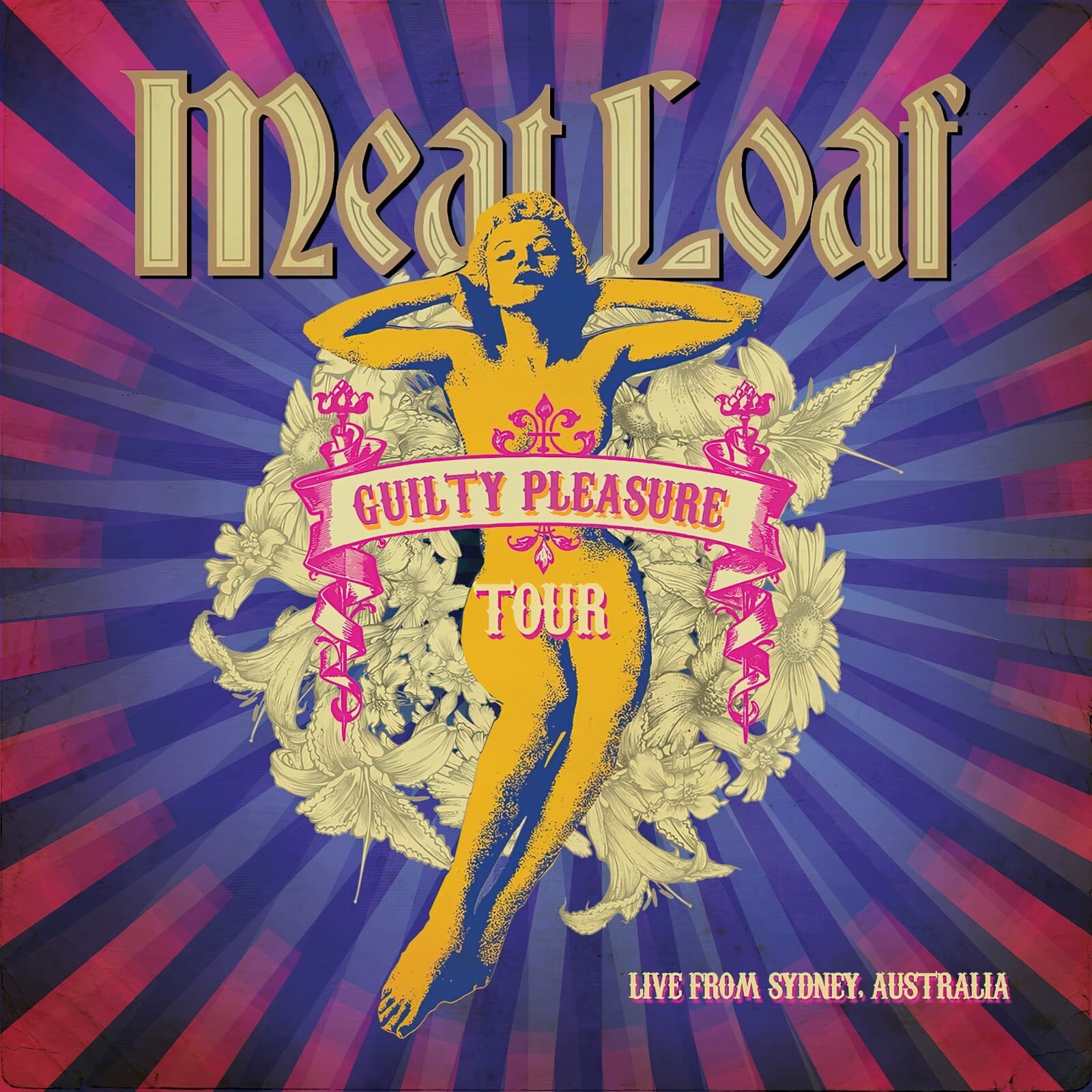 Meat Loaf Guilty Pleasure Live 12x12 Album Cover Replica Poster Print