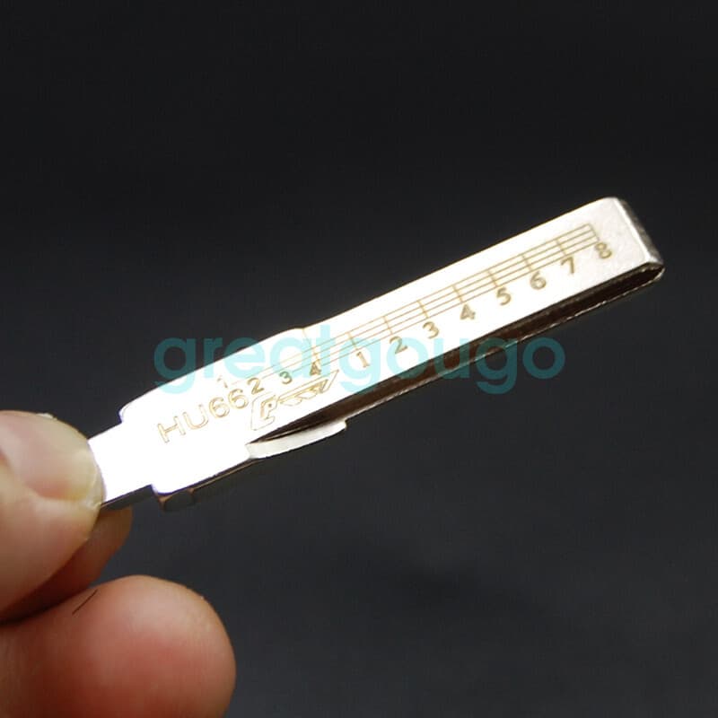 10PCS 31# Blank Key HU66 For Volkswagen Audi Skoda Bugatti Lamborghini Cayenne 4